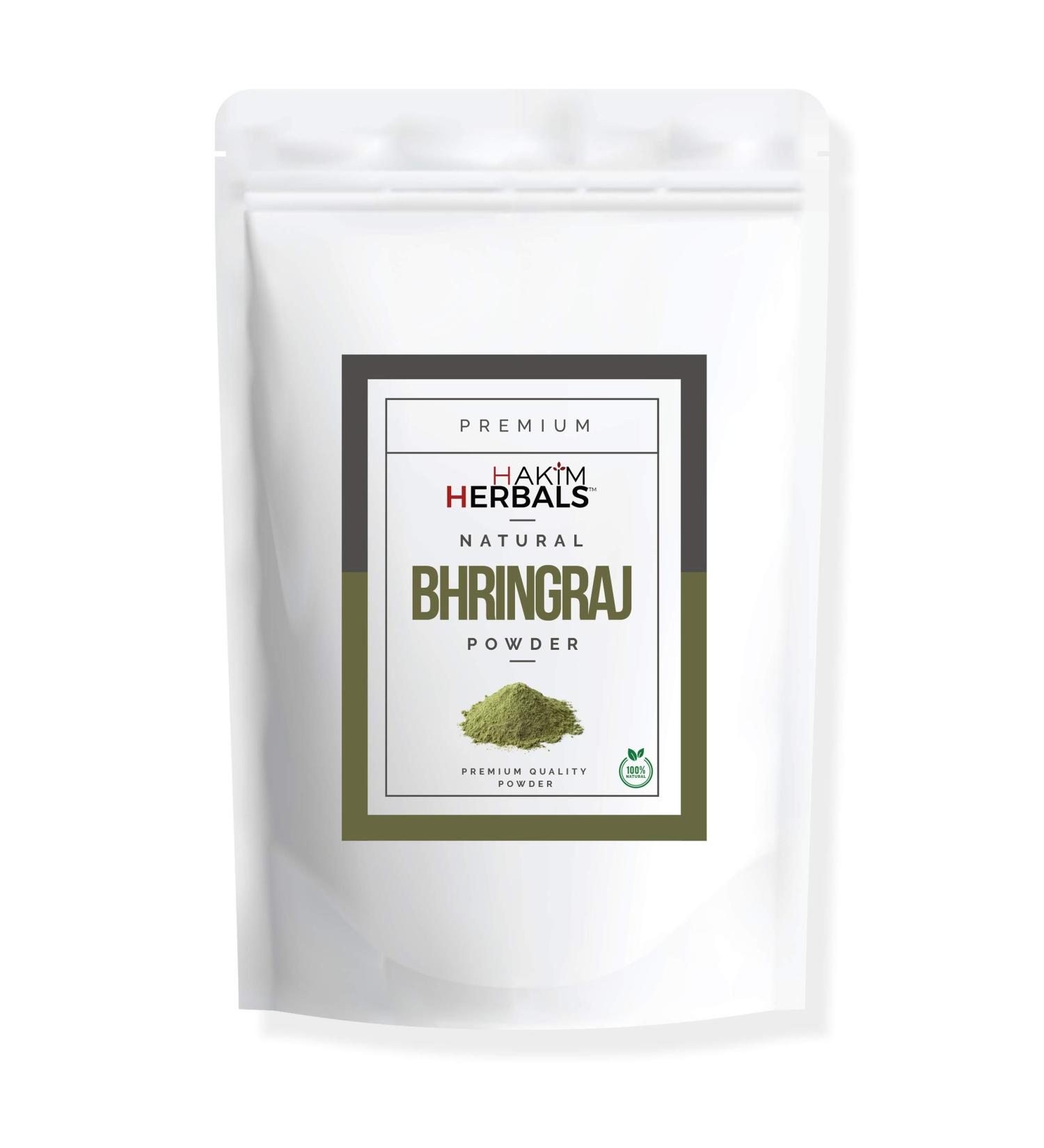 Natural Organic Bhringraj Powder (250g) - For Healthy Hair Care & Growth