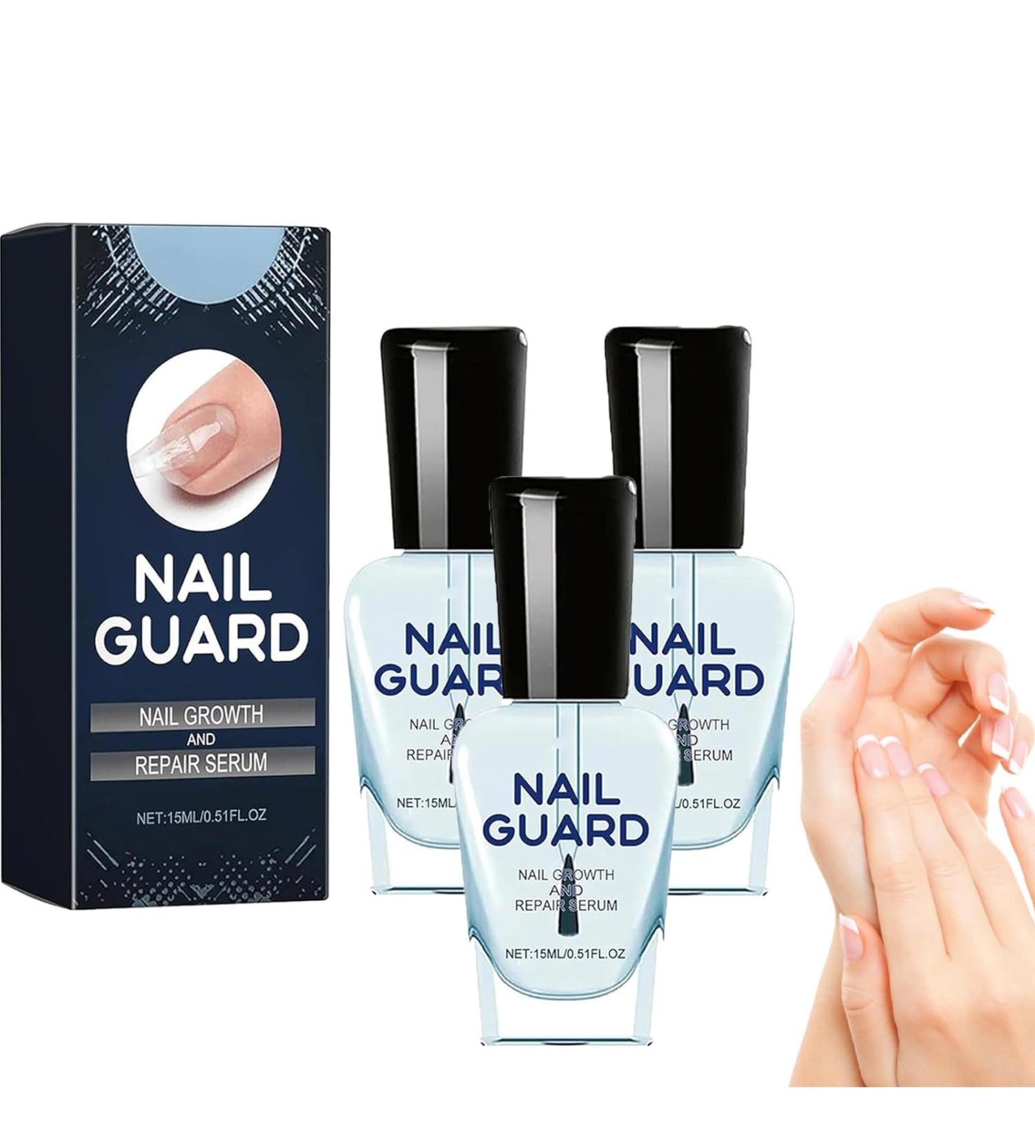 Onyxoguard Nail Growth And Repair Serum Nail Serum Repair Essence Nail Growth And Strengthener Nourish Strengthen And Revitalize Your Nails (3pcs) - Buy Online on GoSupps.com