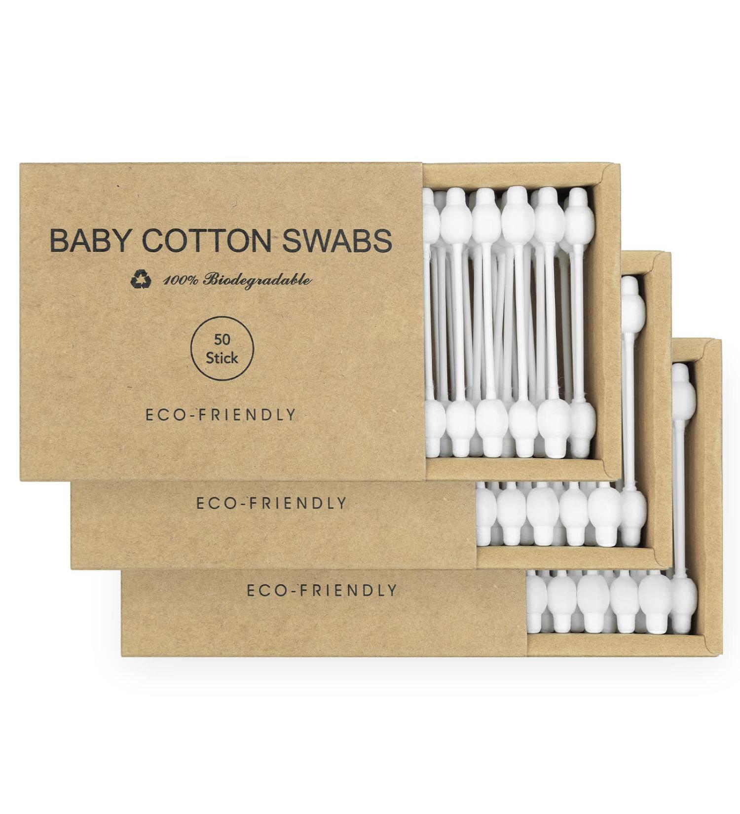 Baby Safety Q-tips - Gentle Cotton Swabs for Kids' Ears - Buy Online on GoSupps.com