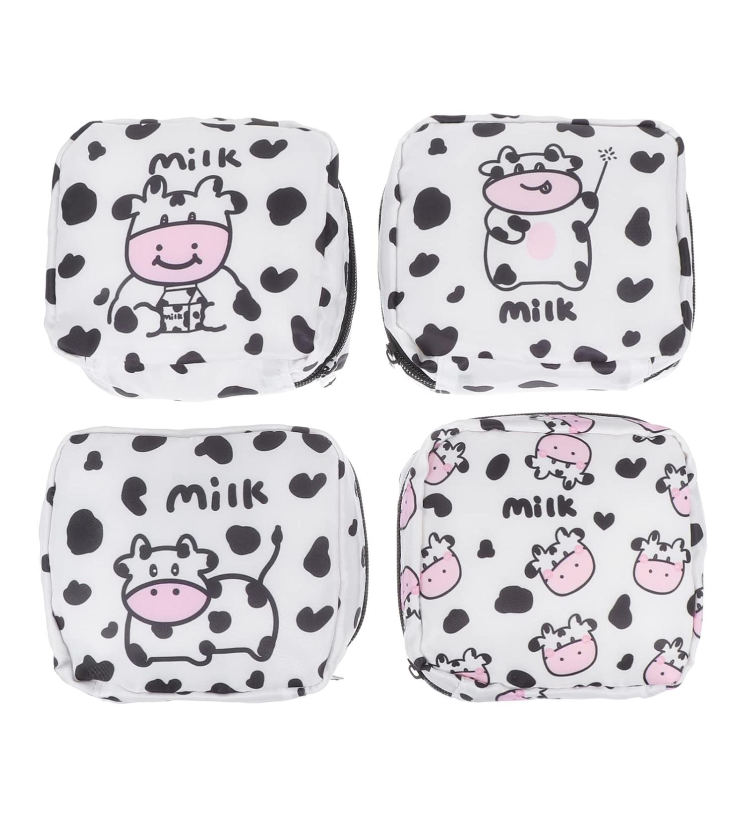 Lurrose 4-Piece Women's Storage Bags - Stylish Bandage Wallet Menstrual and Breastfeeding Pouch Set - Perfect for Tampons & Essentials - Buy Online on GoSupps.com