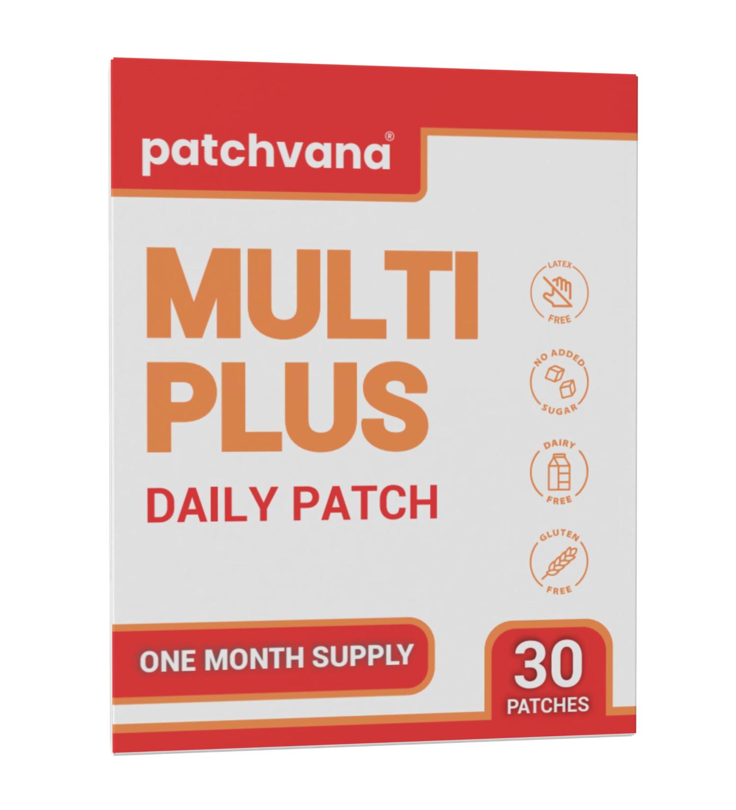 Patchvana Multi Plus Patch for Women & Men 1 Month Supply 30 Patches - Buy Online on GoSupps.com
