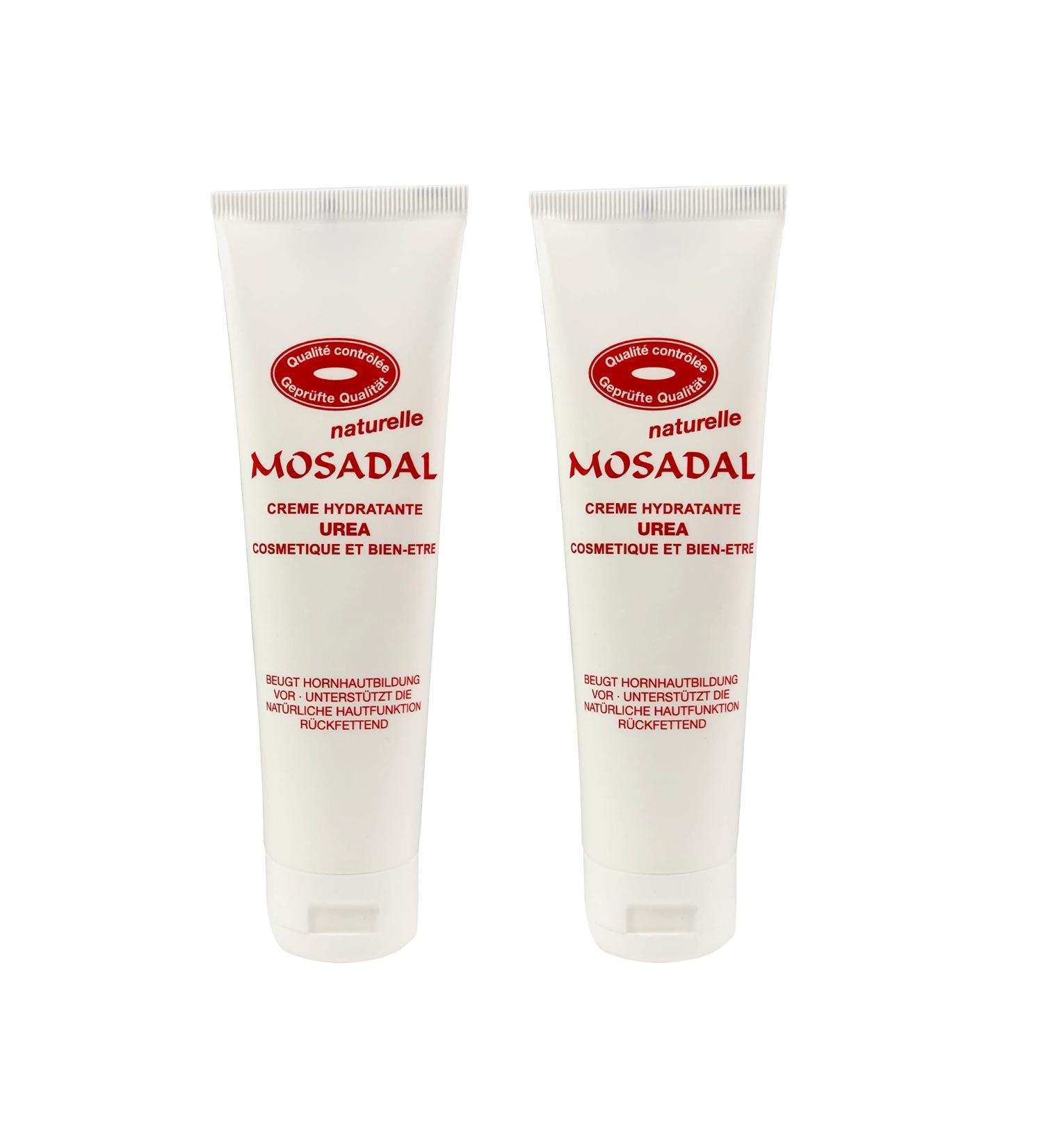 2x Mosadal Creme Hydratante with Urea for healthy skin pleasantly soft skin feeling 100ml
