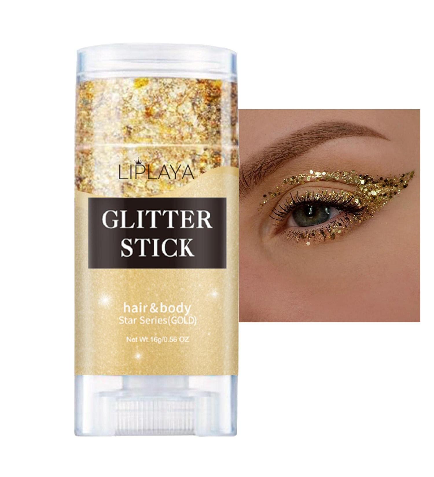 Stick Eyeshadow and Safe Face s Body Gel Sequins - Easy to Use Flash Loose Sequin for Face Body 01# - Buy Online on GoSupps.com