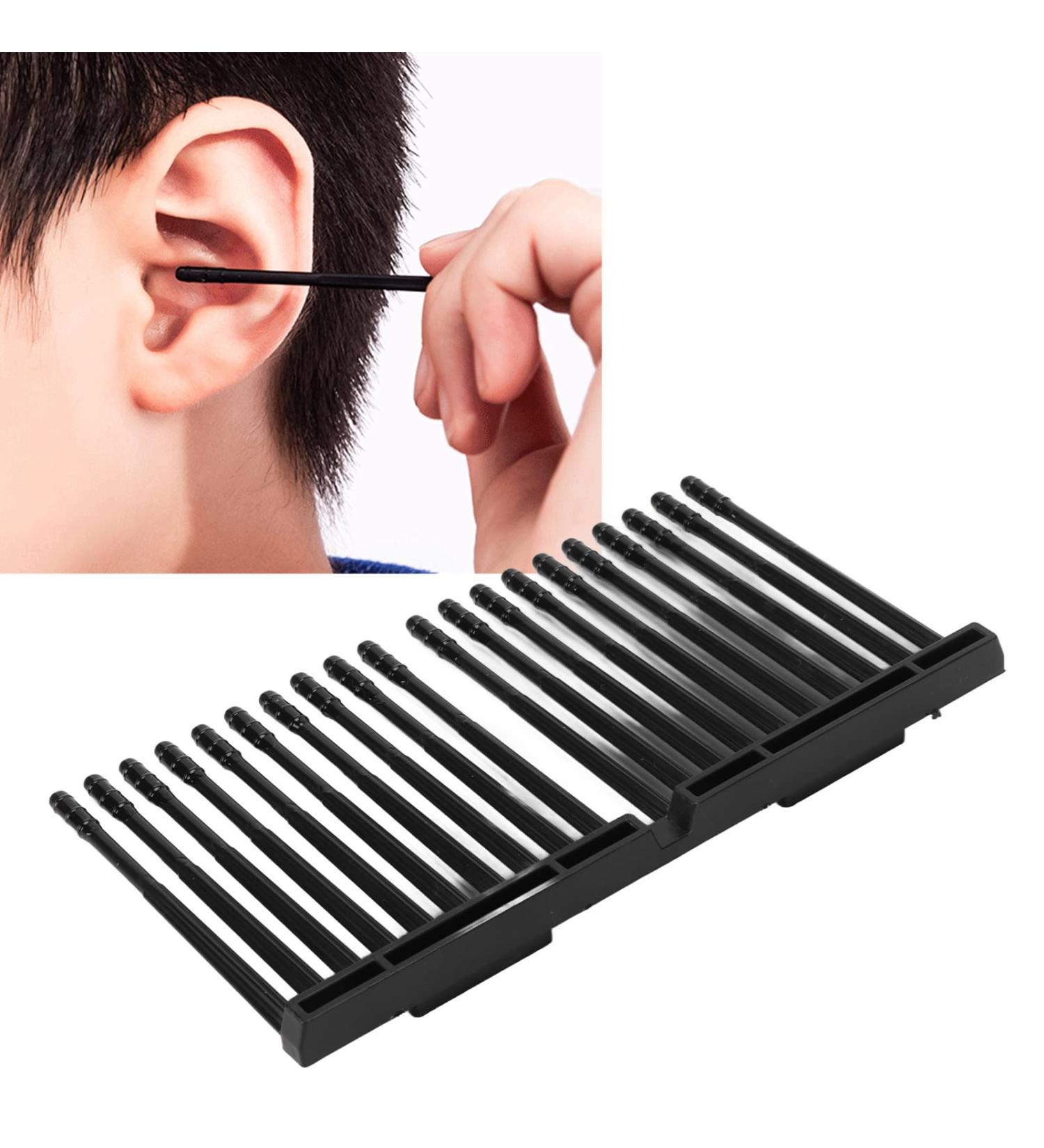 Disposable Ear Wax Cleaner 100 Pcs | Soft Spiral Tip for 360 Degree Cleaning | Portable Stick Ear Pick for Kids & Adults - Buy Online on GoSupps.com