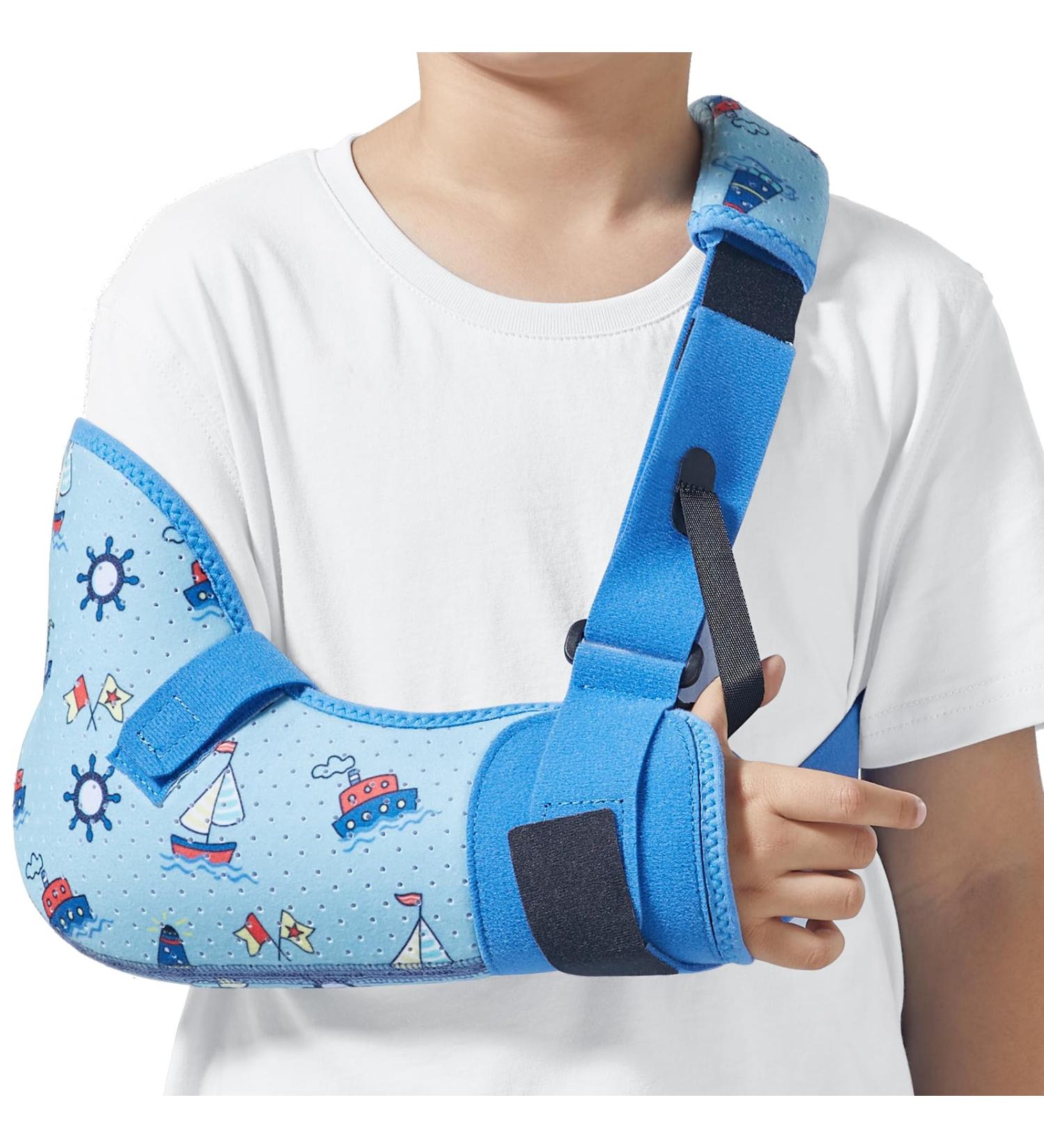 Willcom Arm Loop for Children - Breathable Medical Shoulder Support for Broken Arm Elbow & Wrist Injury Recovery (XS Right Arm) - Buy Online on GoSupps.com
