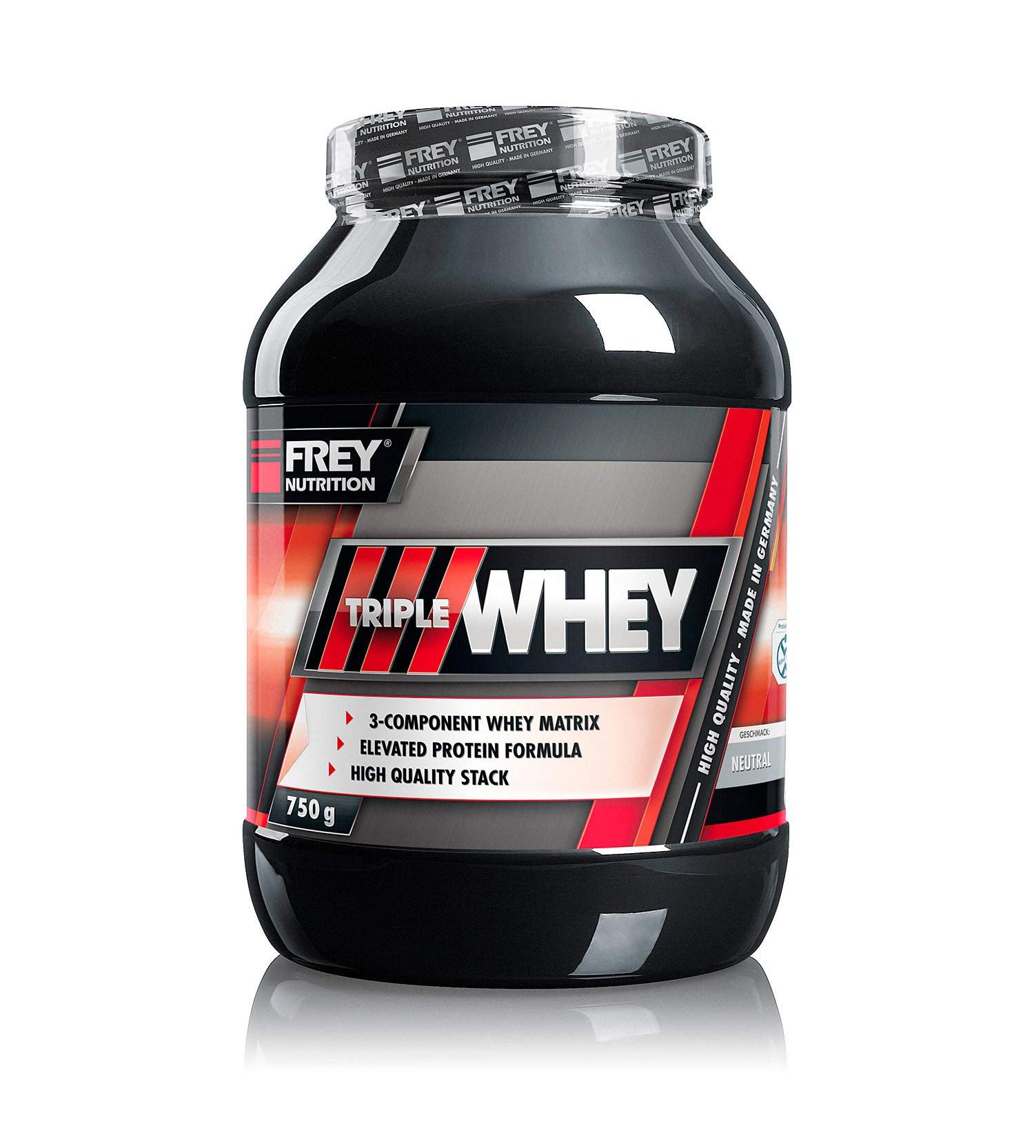  FreyNutrition Rey Nutrition Neutral Box Triple Whey 1 x 750g - Buy Online on GoSupps.com