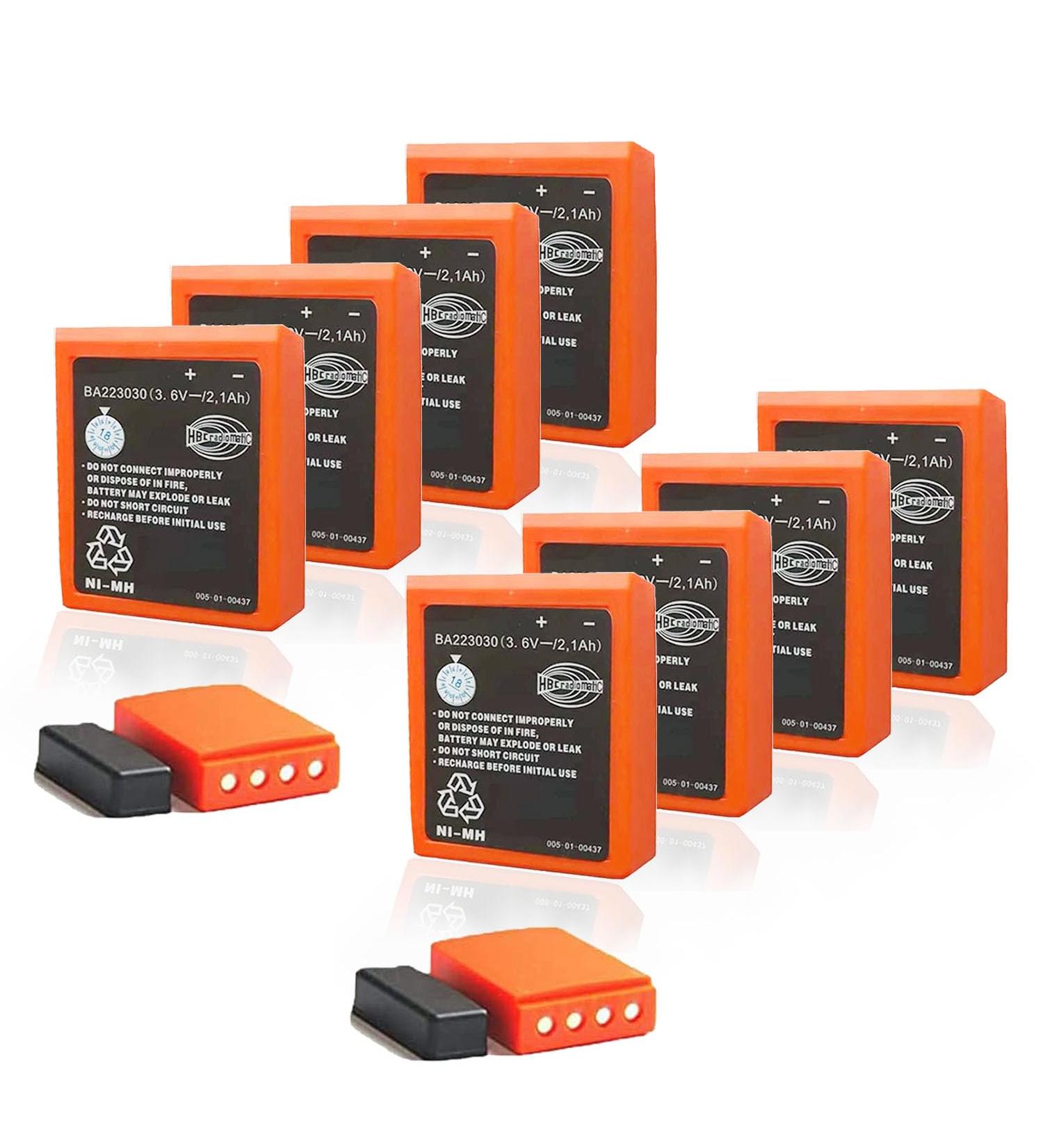 Buy 8 Pack 3.6V BA223030 HBC Remote Control Rechargeable Battery - 2100mAh for Crane Remote Control | International Shipping Available - Buy Online on GoSupps.com