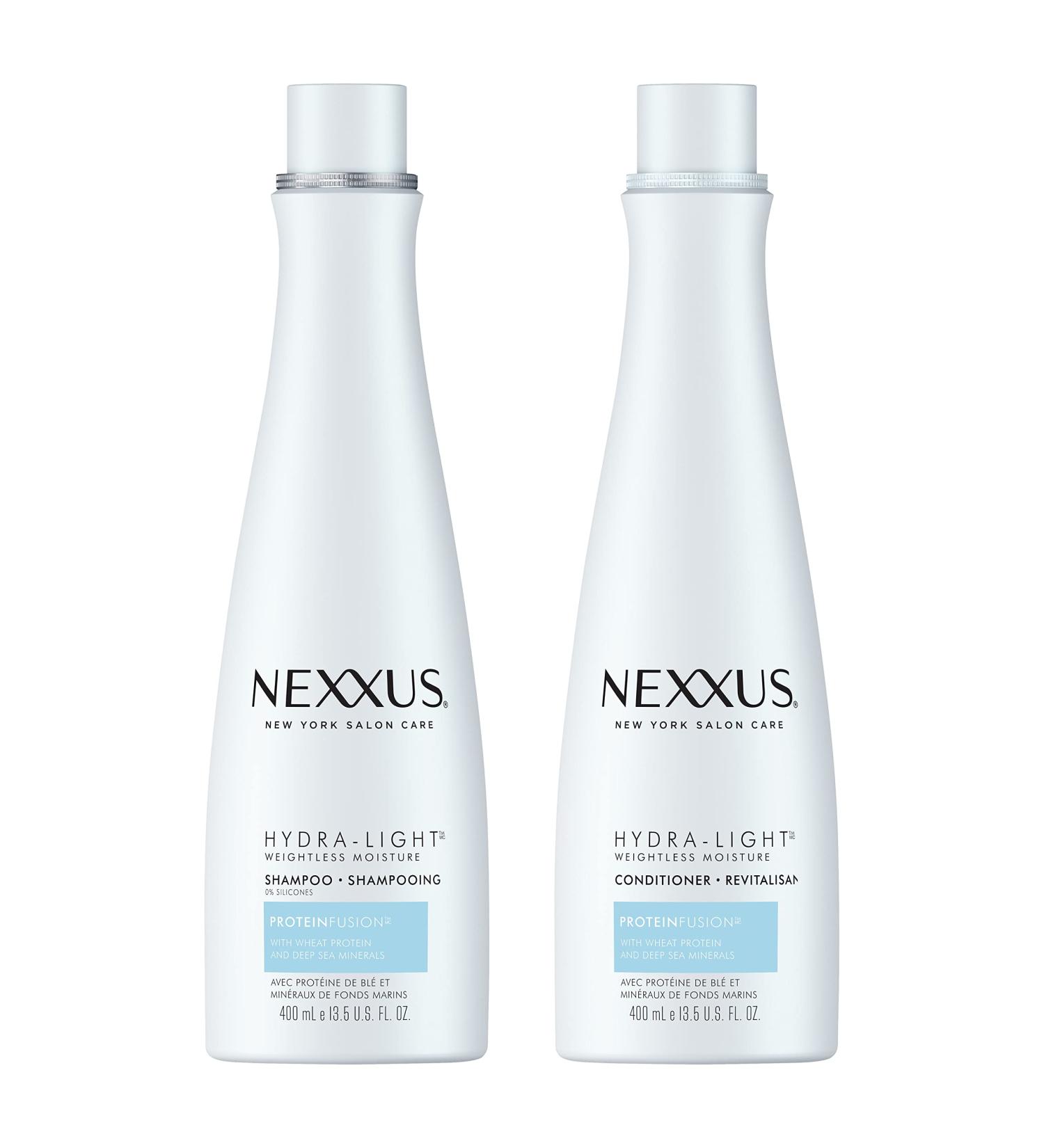 Nexxus Hydralight Shampoo & Conditioner Set - 13.5oz x 2 - For Oily Hair - Protein Infusion Blend - Hydra-Light Hair Care System - Buy Online on GoSupps.com