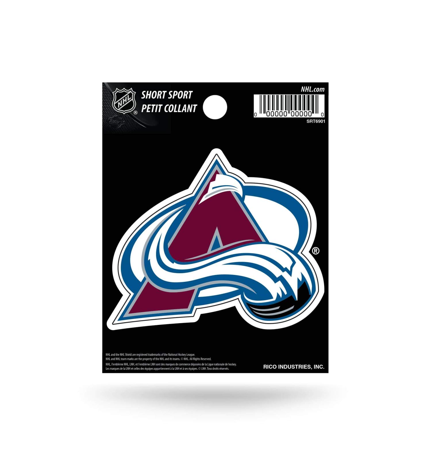 Rico NHL Short Sport Decal Colorado Avalanche