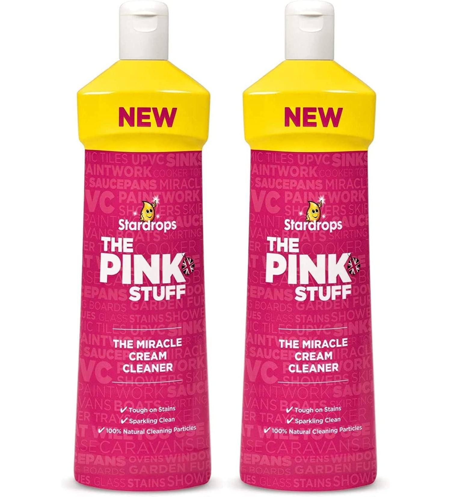 2 x The Pink Stuff Stardrop Miracle Cream Cleaner 500ml