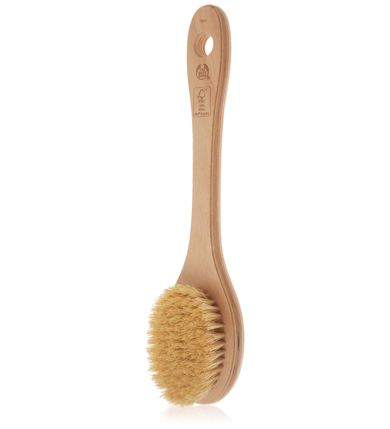 The Body Shop Cactus Long Handle Body Brush - Exfoliate & Revitalize Your Skin - Buy Online on GoSupps.com
