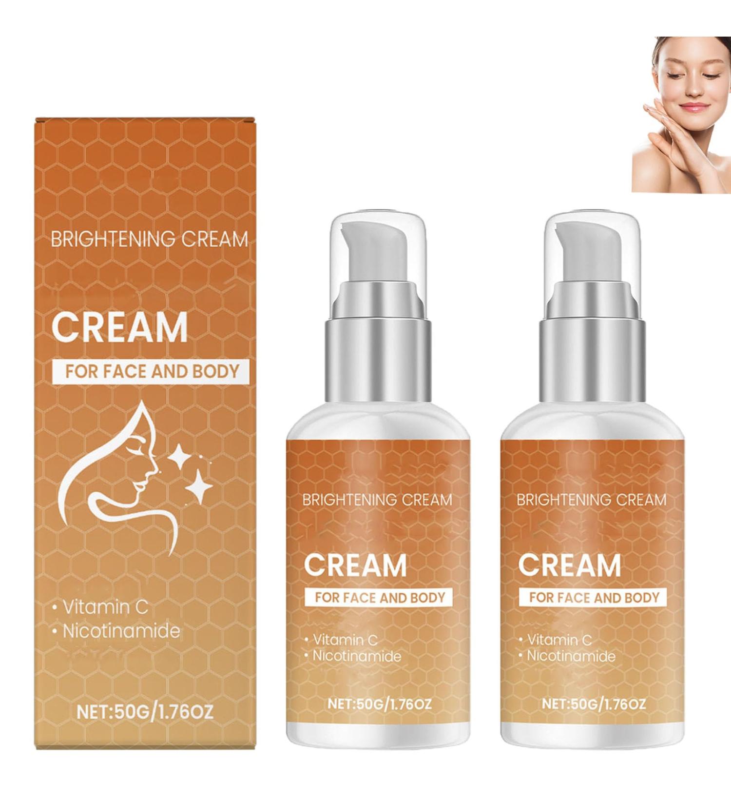  homomdy Brightening and illuminating face cream deeply moisturizing reduces wrinkles and fine lines diminishes blemishes anti-aging smooths and evens skin tone gentle and safe. (2 pcs) - Buy Online on GoSupps.com