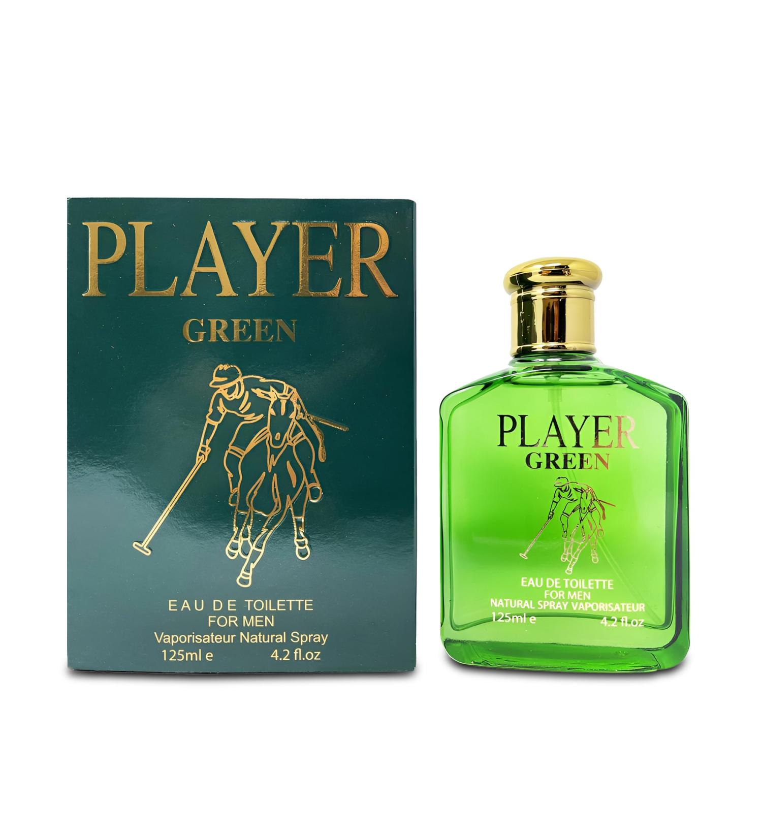 Player Green Sensual Woody Fragrance for Men | Long Lasting Cologne Aromatic Scent Eau de Parfum Natural Spray - Great Holiday Gift 3.4 Fl Oz/100 Ml - Buy Online on GoSupps.com
