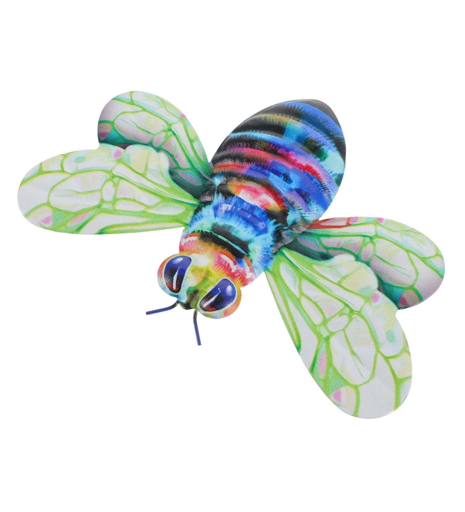 LIFKICH Iron Bee Wall Hanging Decor Bee Wall Decor Home Ornament Bees Wall Art Bees Wall Sculpture Scene Pendant Bees Art Wall Decoration Decorations for Fence Metal Wall Outdoor 19.00X13.00X0.50CM Green - Buy Online on GoSupps.com