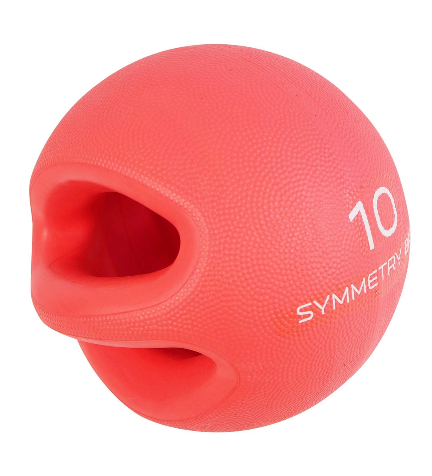Smart Body Symmetry Ball - 10lb Dual Handled Medicine Ball for Core Strength (Red) - Buy Online on GoSupps.com