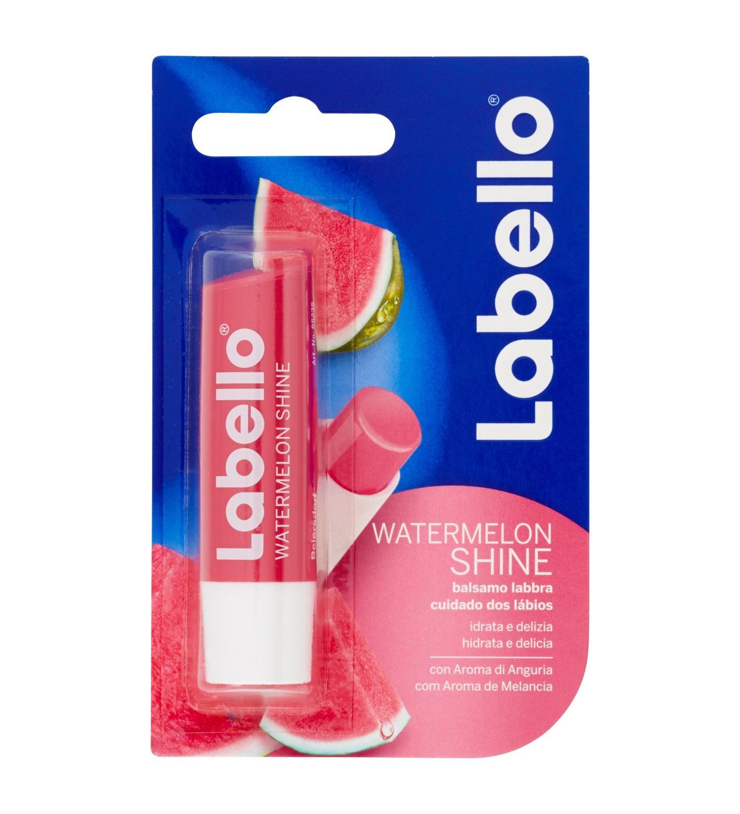 Labello Watermelon Shine Lip Balm - Hydrating & Nourishing for Soft Lips | International Shipping Available - Buy Online on GoSupps.com