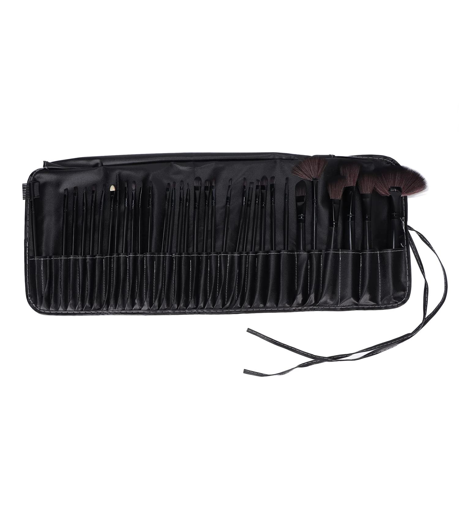 Verdant Touch Eyeshadow Brush 32-Piece Complete Makeup Brush Set Face Powder Brush Eyeshadow Brush Beauty Tool Black - Buy Online on GoSupps.com