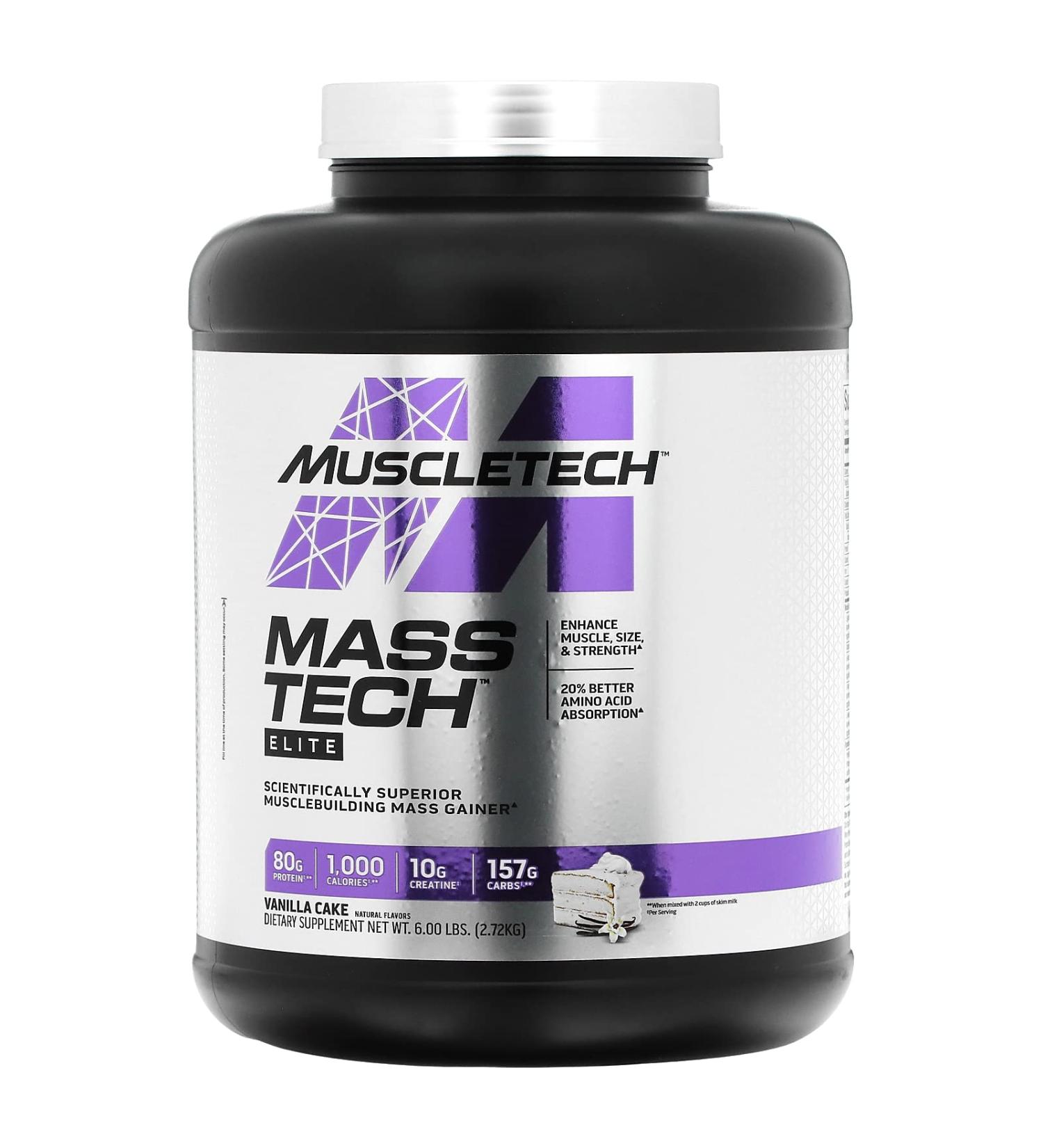 MuscleTech Mass Tech Elite Vanilla Cake 6 lbs (2.72 kg)