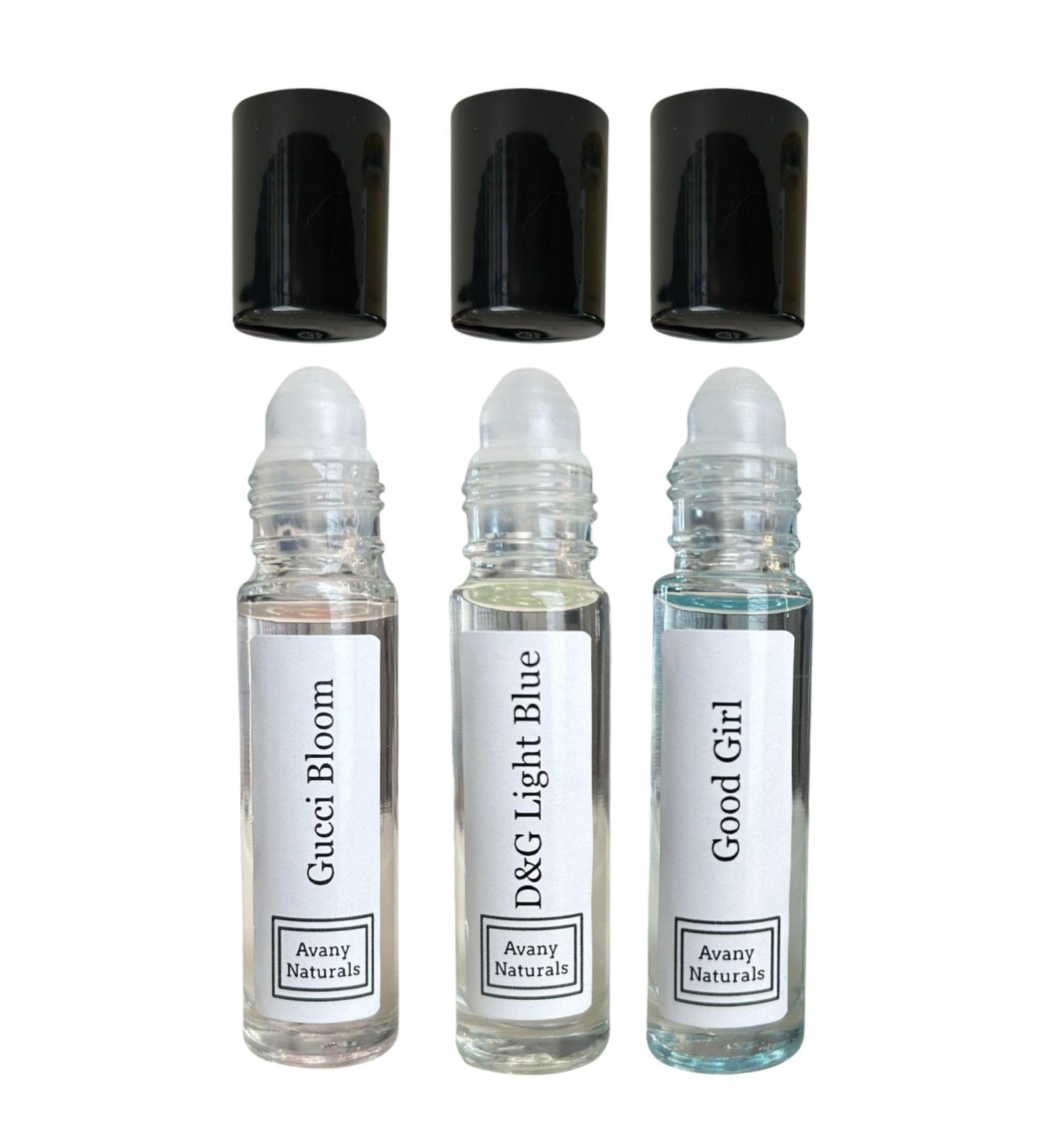 3 Pc Womens Gift Set Fragrance Oil For Women Roll On Body Oil Perfume Samples Fragrance Oil Gift For Her Perfume Oil Sampler Gift Box (Clean) - Buy Online on GoSupps.com