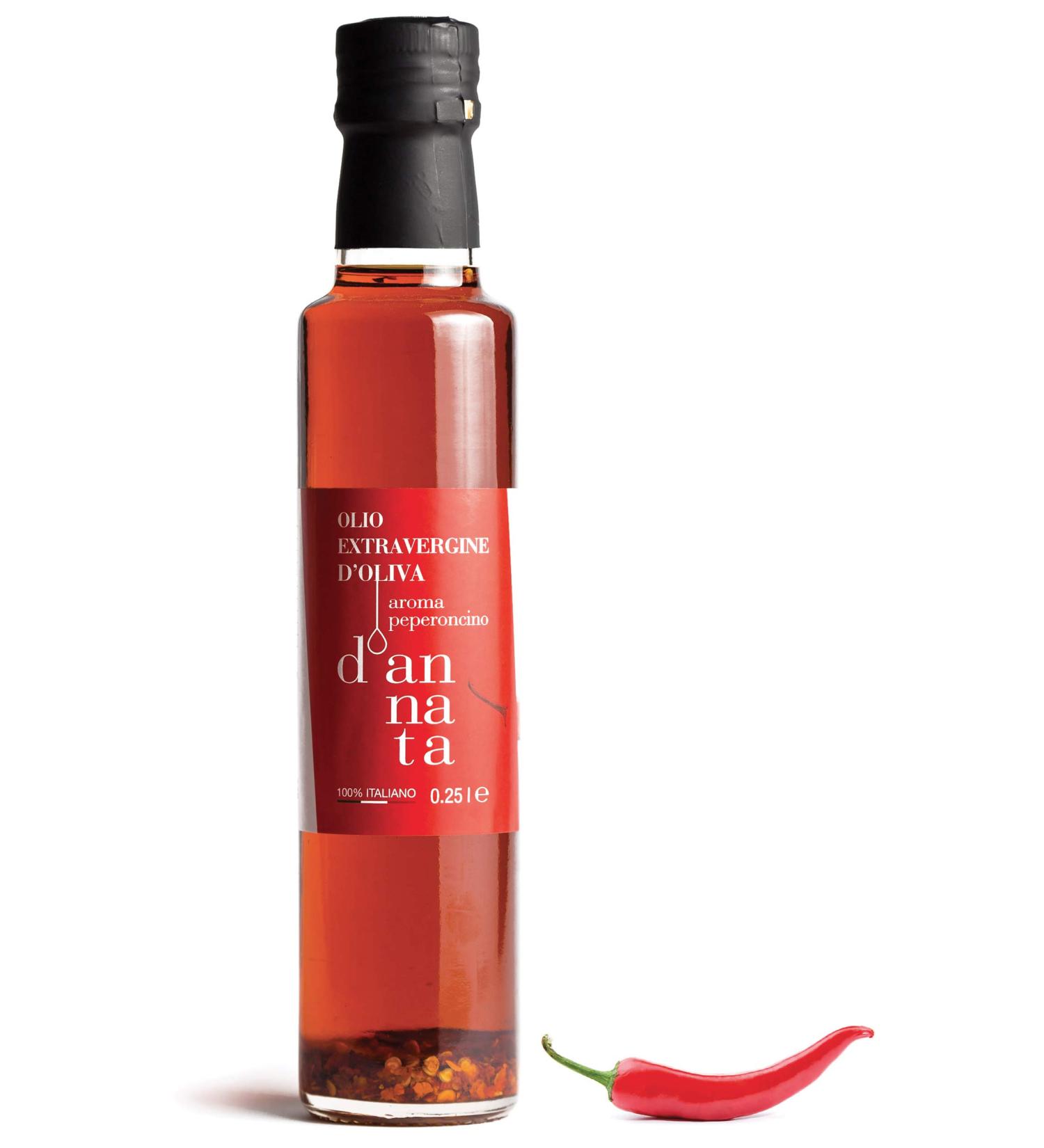 d'annata dannataCondiment based on extra virgin olive oil flavored with chili N 1 Dorica bottle 250 ml 100 Italian - Buy Online on GoSupps.com