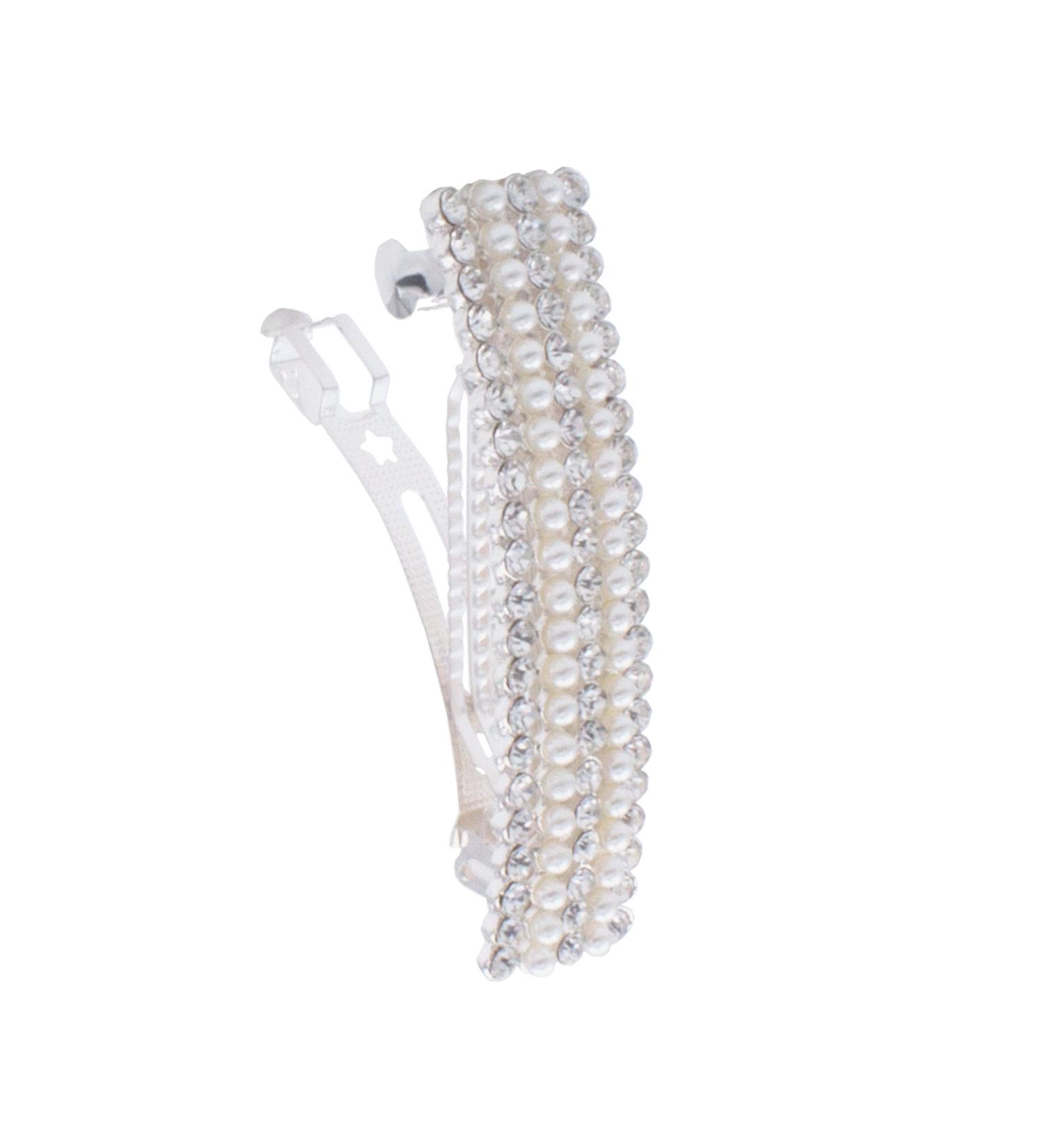 Patent's bracket hair clamp hair clamp hair clip standard clamp brackets clasp hair dutt hairstyle hairstyle help hair jewelry pearl rhinestones high quality
