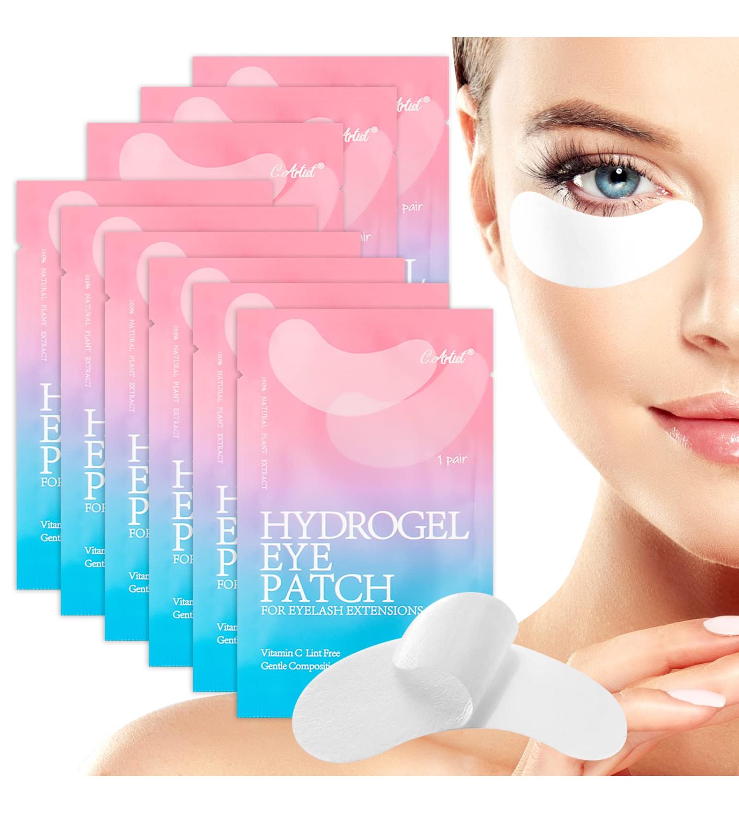 C. ARTIST 100% Natural Under Eye Gel Pads - 110 Pairs | Collagen & Aloe Vera Hydrogel Eye Patches for Eyelash Extensions - Buy Online on GoSupps.com
