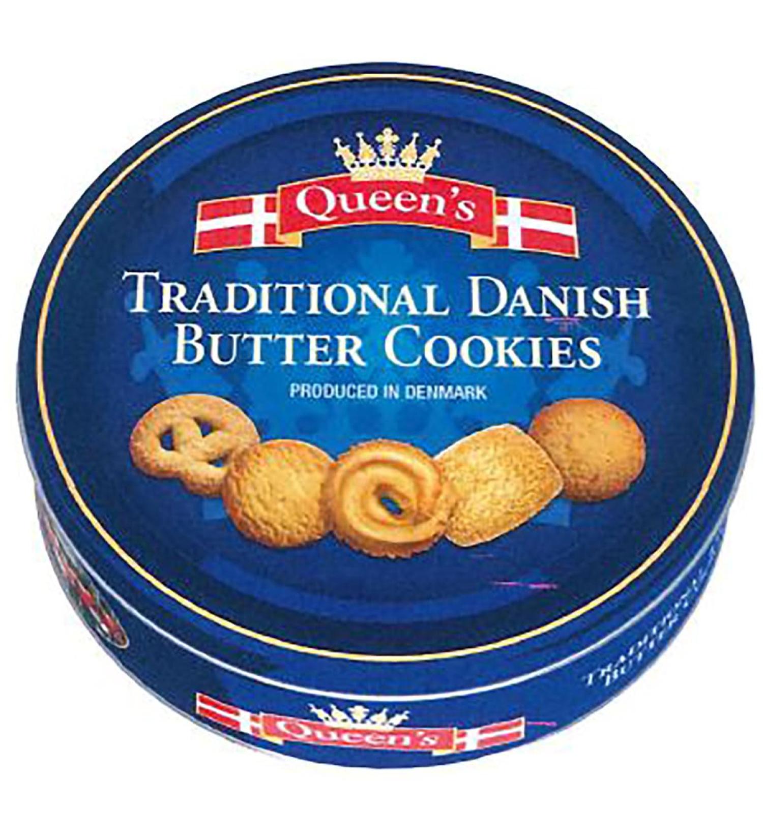 Buy Queen's Danish Butter Cookies - Authentic 500g Traditional Treats | International Shipping Available - Buy Online on GoSupps.com