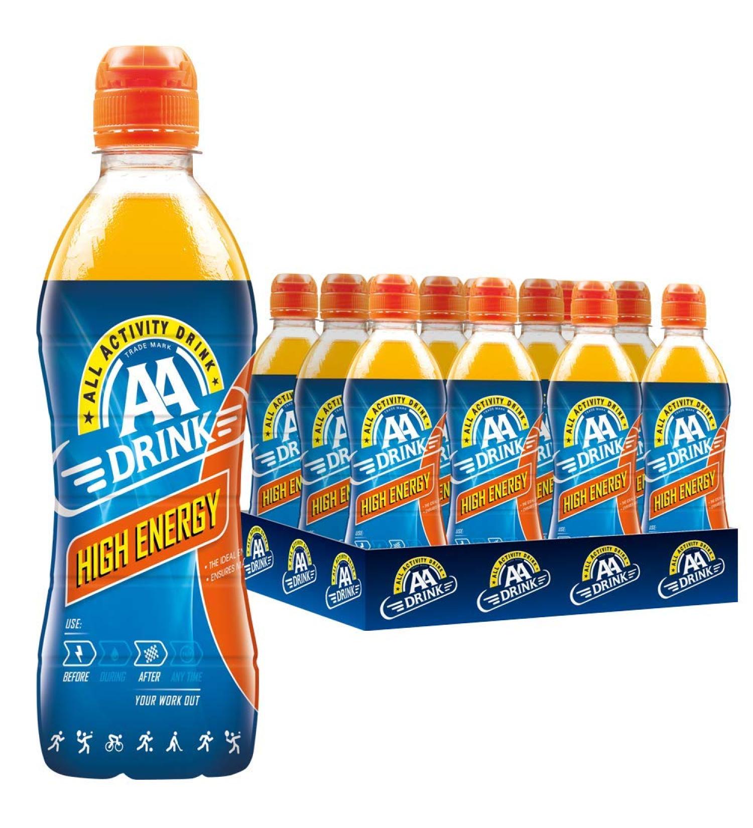  AA Drink AA Drink High Energy Drink Sports Drink 500ml - Buy Online on GoSupps.com