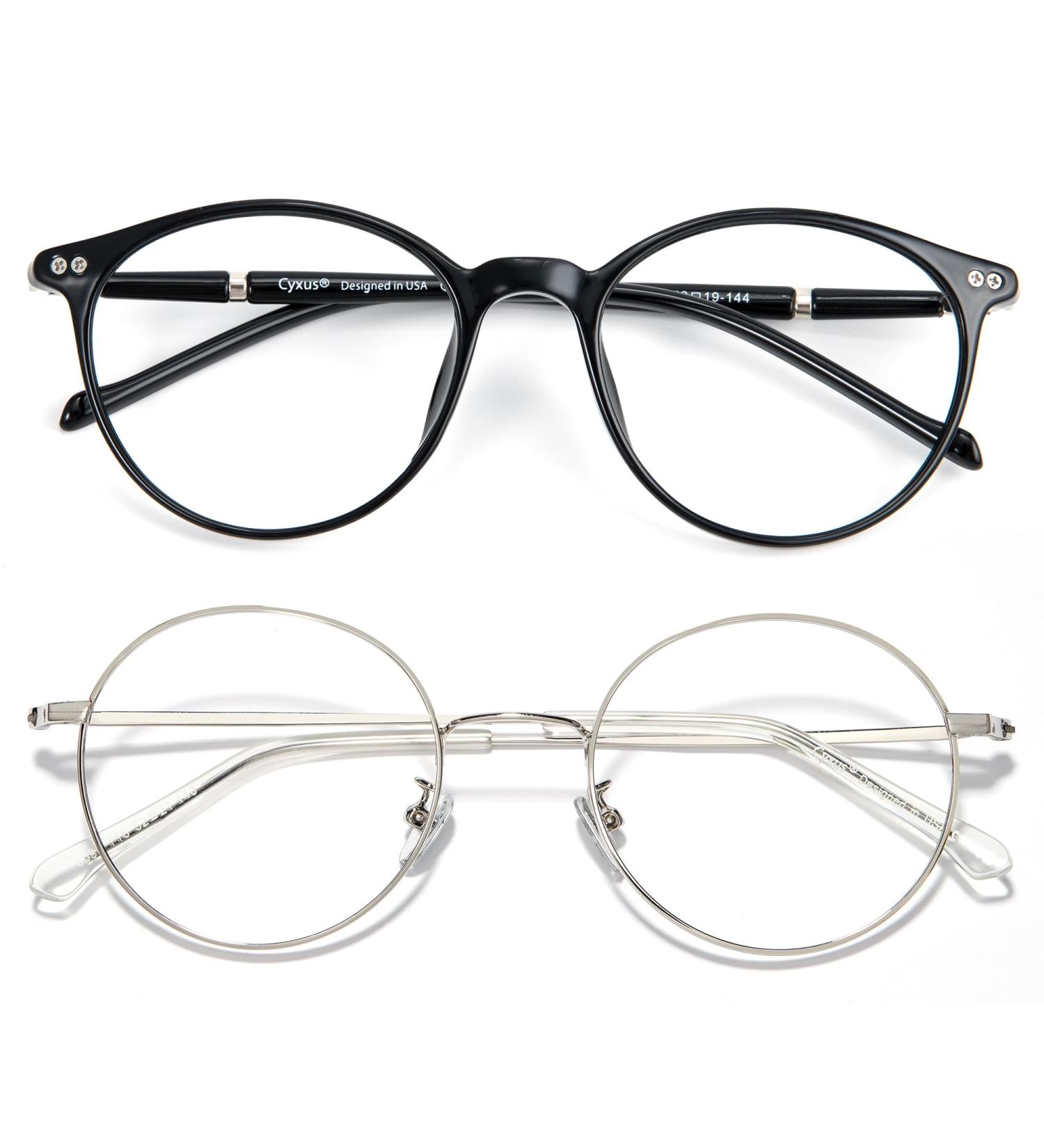 Cyxus Blue Light Filter Glasses for Men & Women | Fashionable Computer & Gaming Safety Glasses - Model 402B050 - Buy Online on GoSupps.com