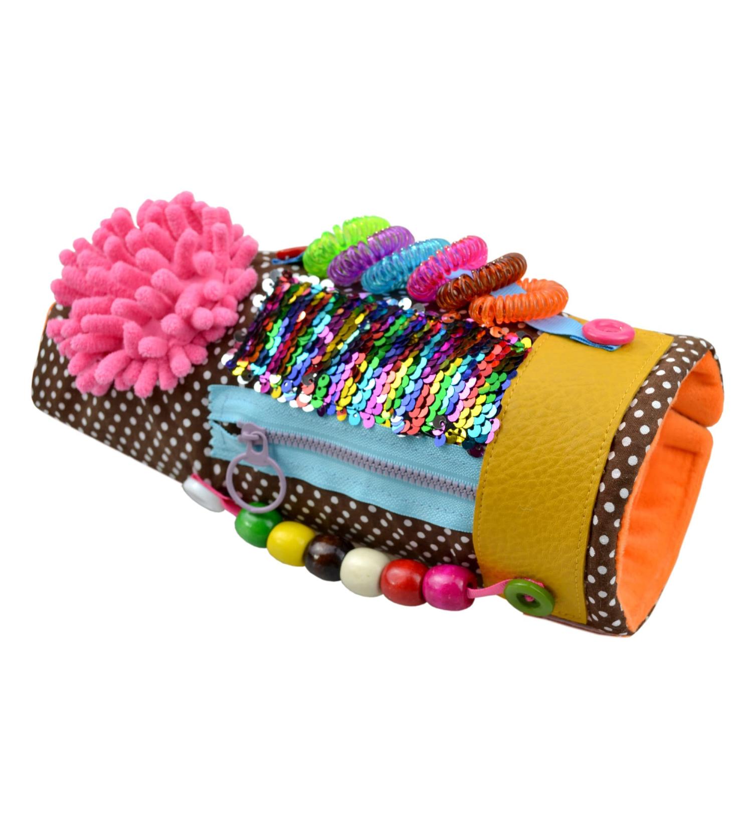 Sensory Fidget Sleeve for Alzheimer Patients - Anxiety Relief & Dementia Therapy - Buy Online on GoSupps.com