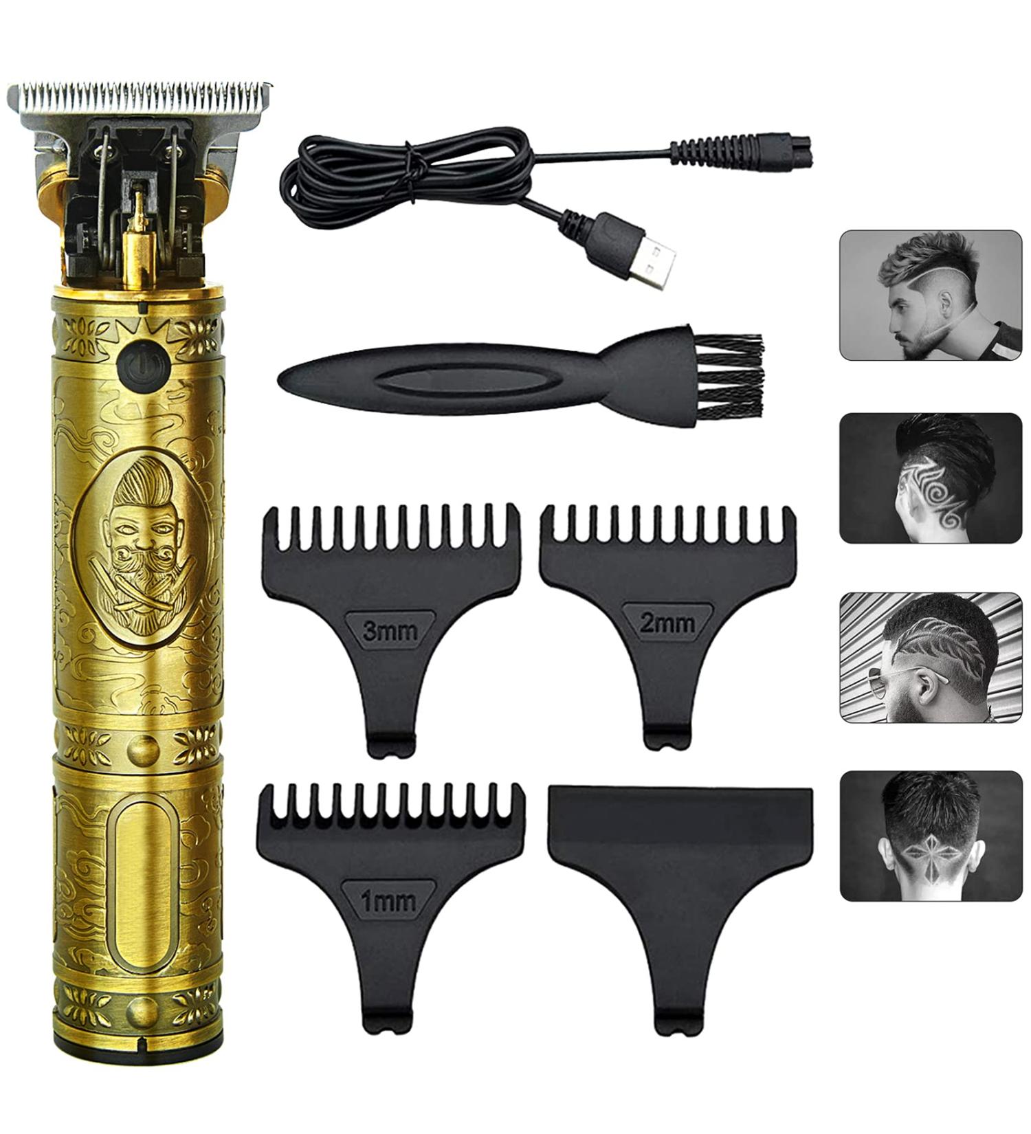 Rockubot Zero Gapped T Blade Hair Trimmer for Men - Cordless Rechargeable Clippers, Professional Electric Haircut Machine - Buy Online on GoSupps.com