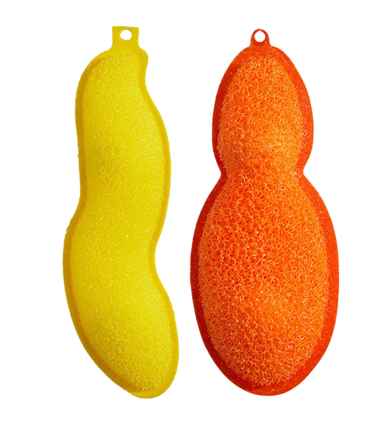 Beans-Shaped Bottle Cleaning Sponge | Bottle Pea Sponge Bottle Cleaning Sponge Magic Beans Bottle Cleaning Beans Reuseable Bottle Cleaning Sponge for Internal Cleaning of Small Mouth 6pcs - Buy Online on GoSupps.com