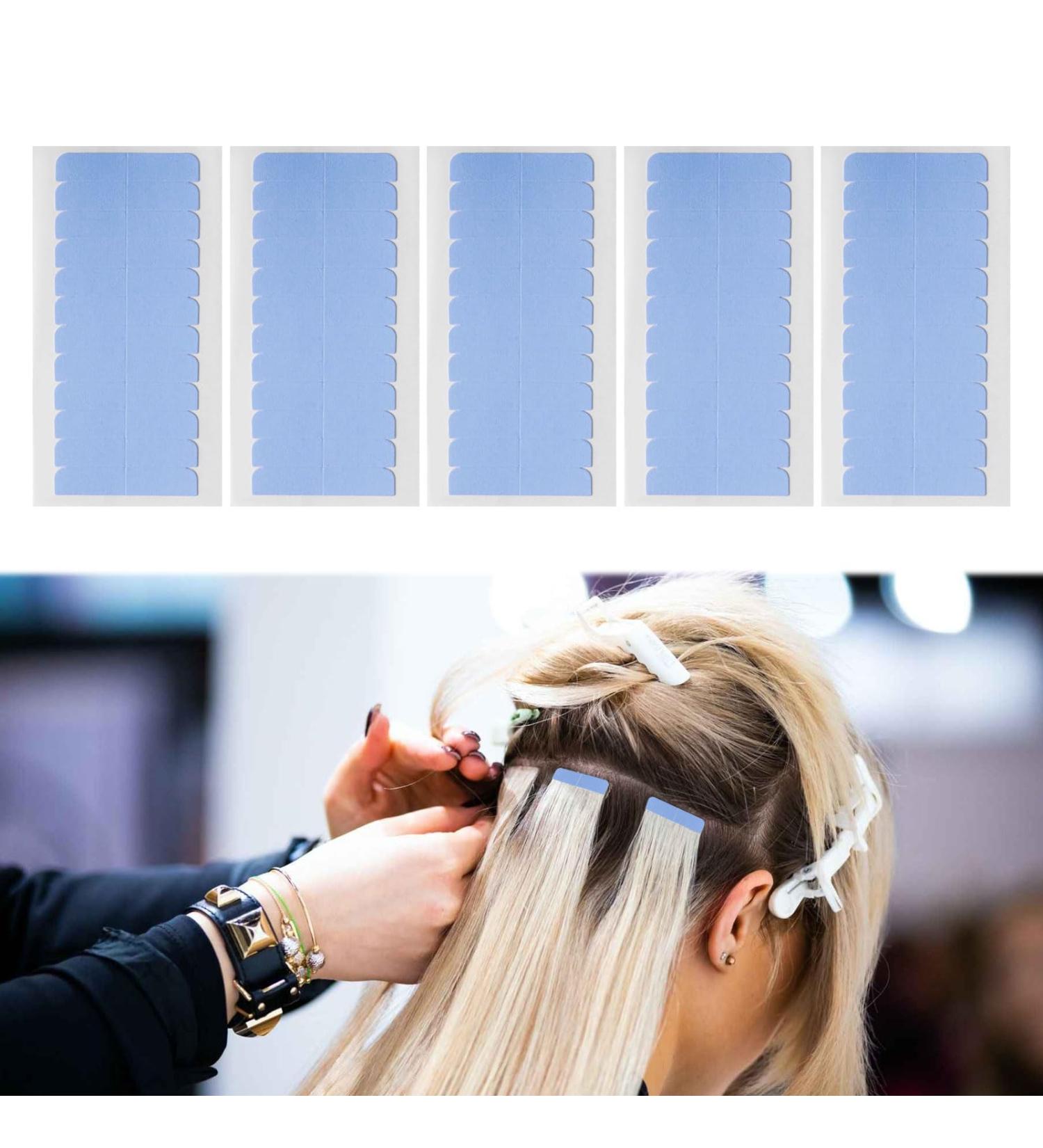 Hair Extension Tapes 60 Pieces Hair Tapes for Extensions No-Residue Double Sided Tapes for Hair Extensions Human Tape for Hair Extensions Beauty Tools for Hair Extensions Tape Extension Tabs for Human - Buy Online on GoSupps.com