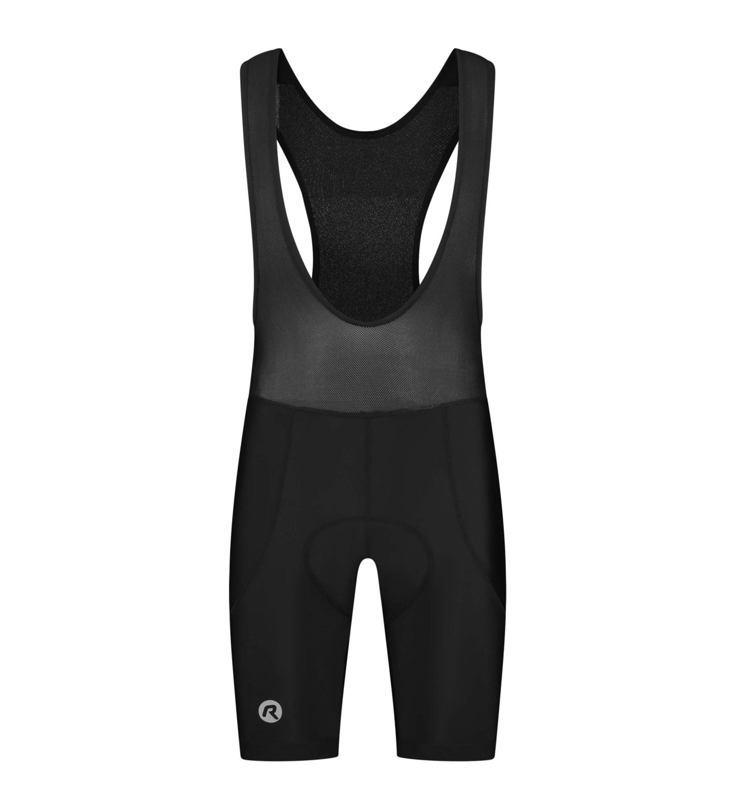 Rogelli Core Men's Padded Cycling Shorts - Breathable Bike Pants with Braces - Black XS - Buy Online on GoSupps.com