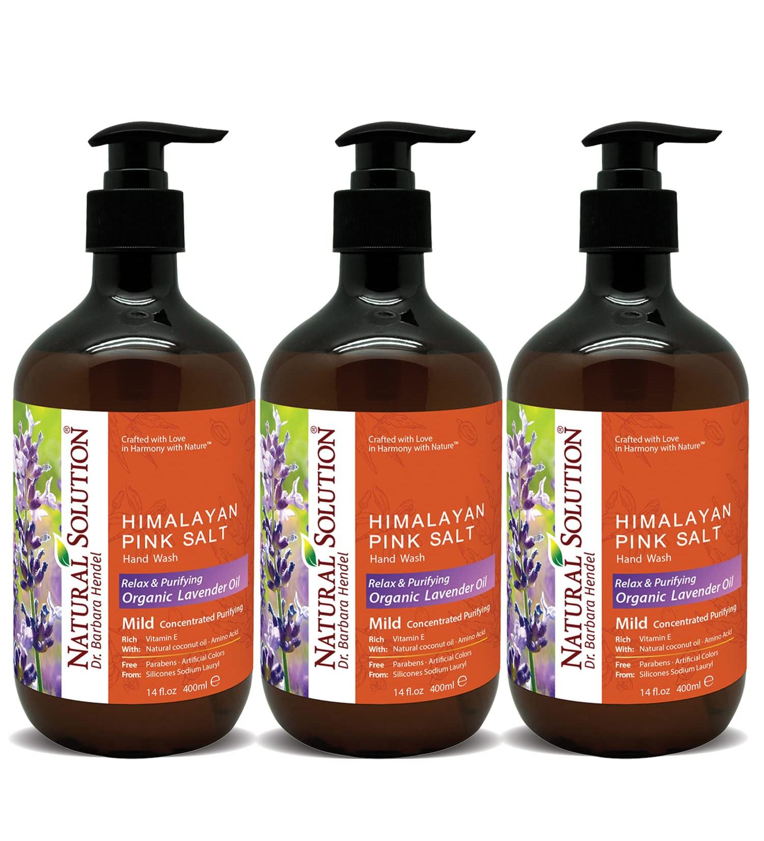 Himalayan Pink Salt & Lavender Extracts Hand Soap - 14 Oz (Pack of 3) - Buy Online on GoSupps.com