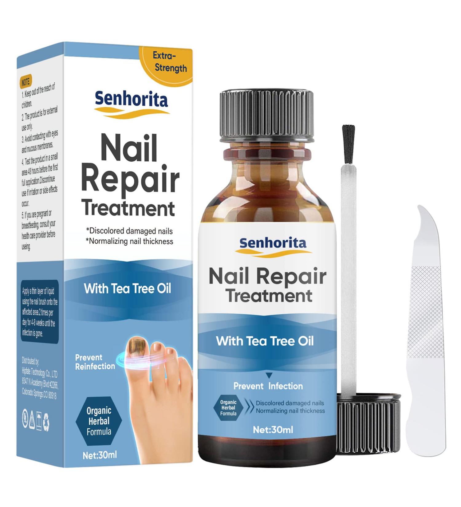 Extra Strength Toenail & Fingernail Repair Liquid - Restore Healthy Nails - 1 Count - Buy Online on GoSupps.com