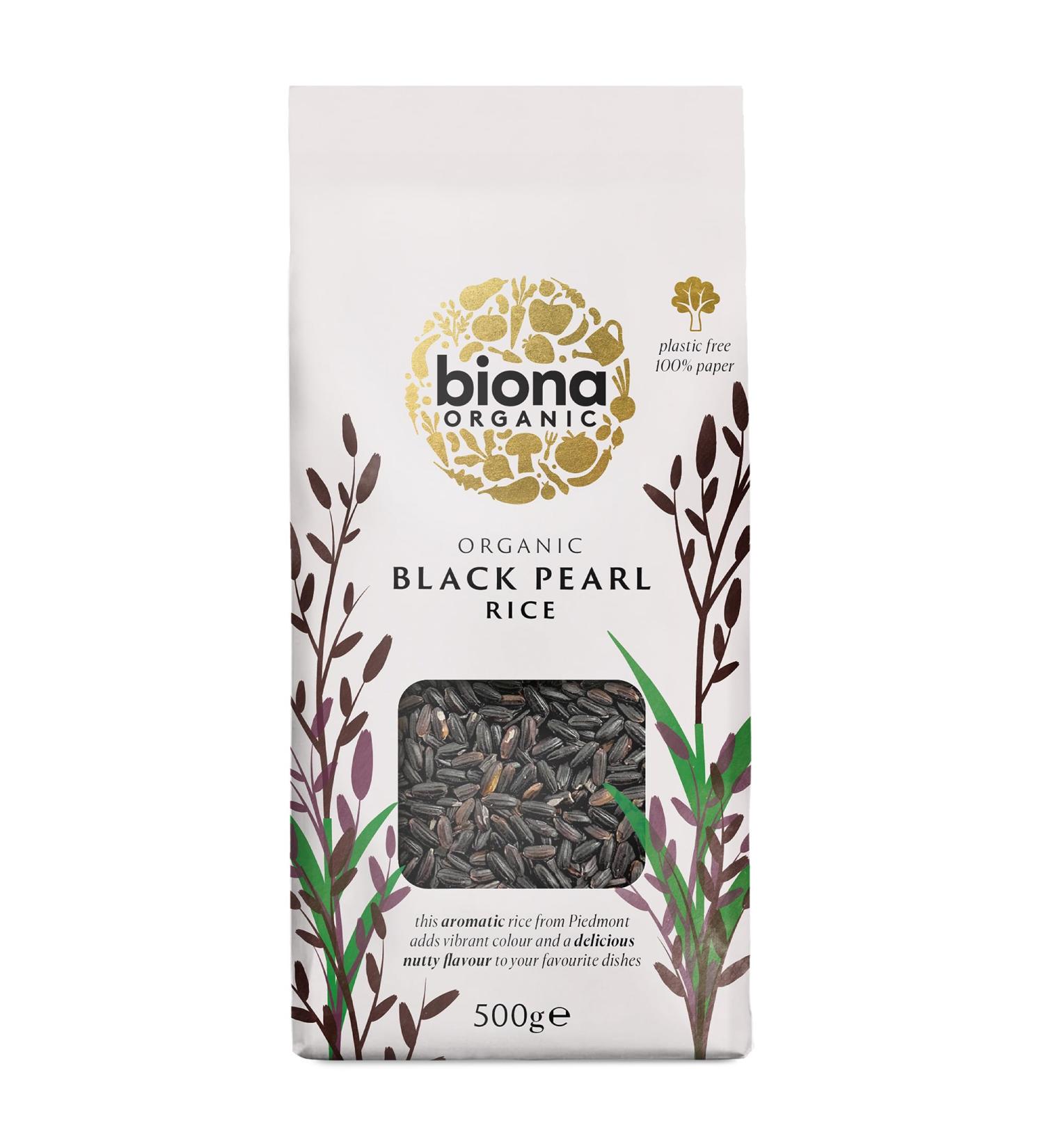 Biona Black Venus Rice Organic 500g Packaging may vary 500 g (Pack of 1)