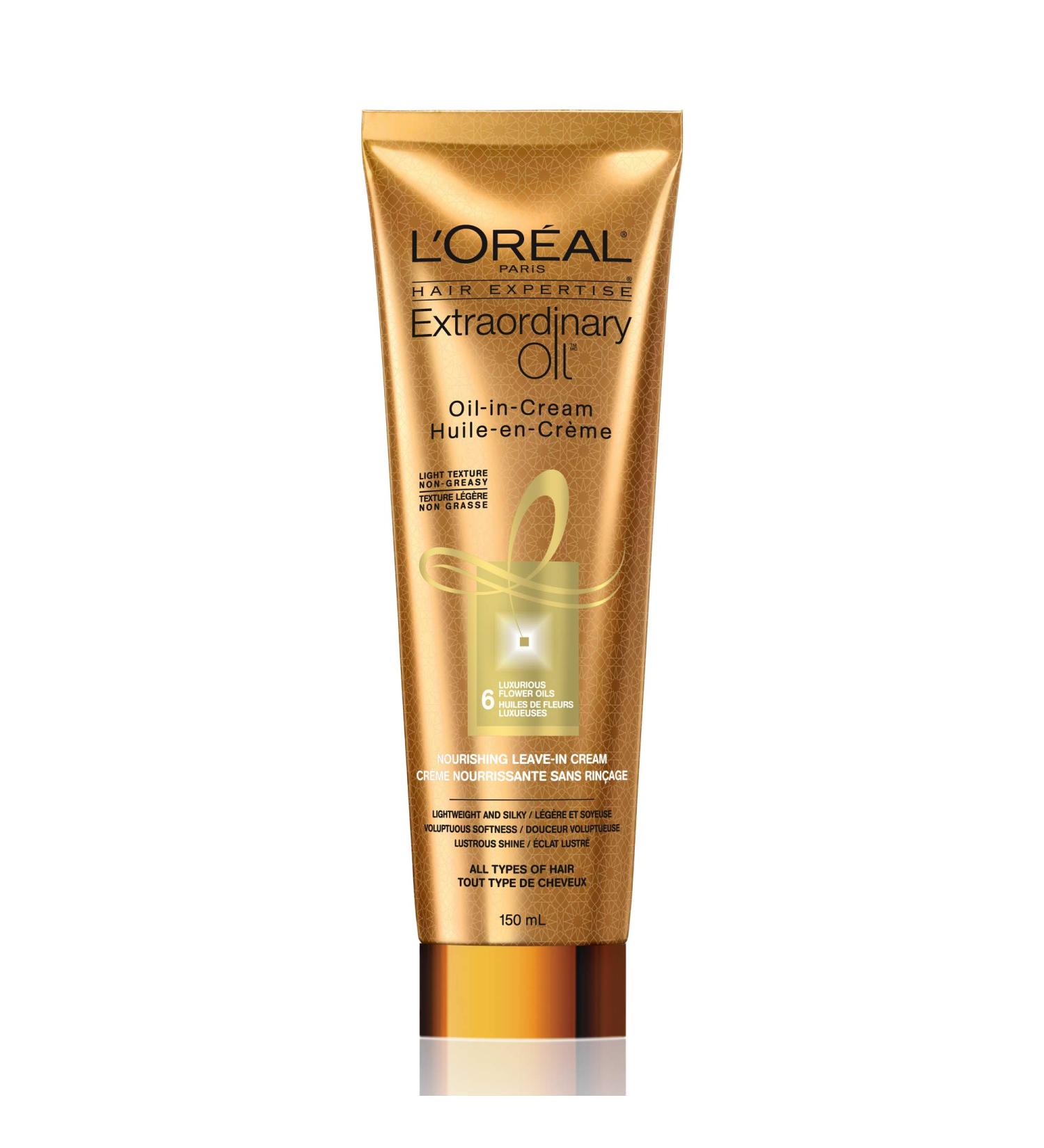 L'Oreal Paris Extraordinary Oil - Nourishing Leave-In Cream 150 ml | Hydrating Hair Treatment for All Hair Types - Shop Now - Buy Online on GoSupps.com