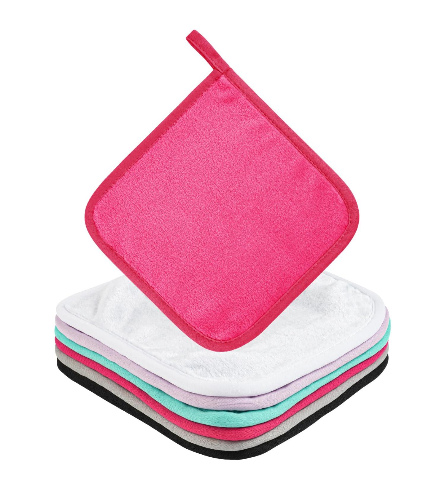 URAQT 6 Pack Face Cloths Make Up Remover 7.87 * 7.87in Soft Microfibre Face Wipes for Reusable Makeup Remover Cloth Washable Ultra Soft Facial Cleansing Wipe Cloths (Multi-Color) 6 Pcs-multi-colored - Buy Online on GoSupps.com