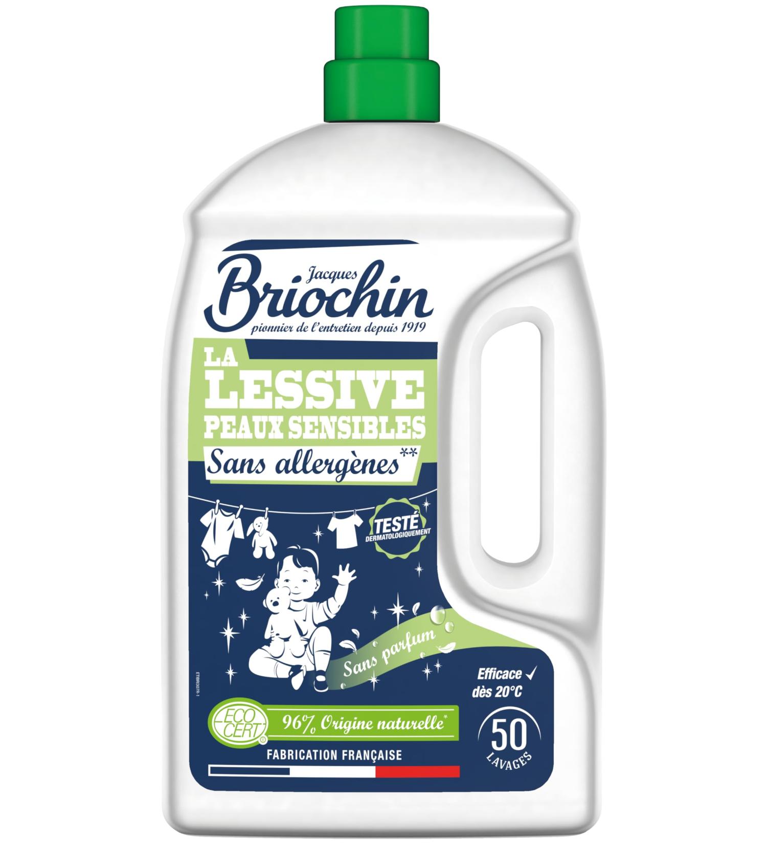JACQUES BRIOCHIN - Special Detergent for Sensitive Skin - Allergen-Free - Dermatologically Tested - 96% Original Ingredients - Buy Online on GoSupps.com