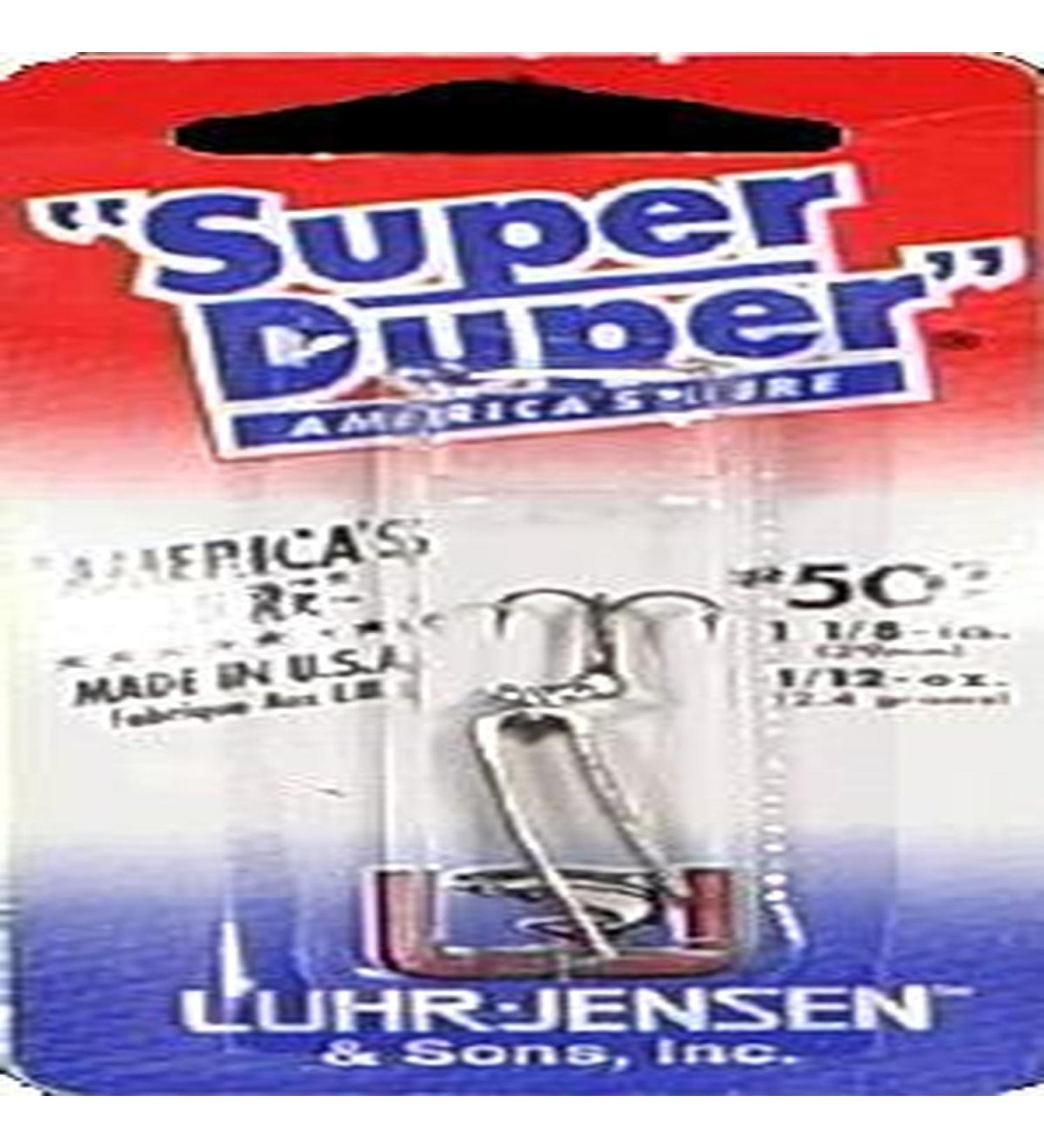South Bend Sporting Goods Super Duper Chrome/Silver Prism-Lite, 1-1/8" (1303-501-0150)