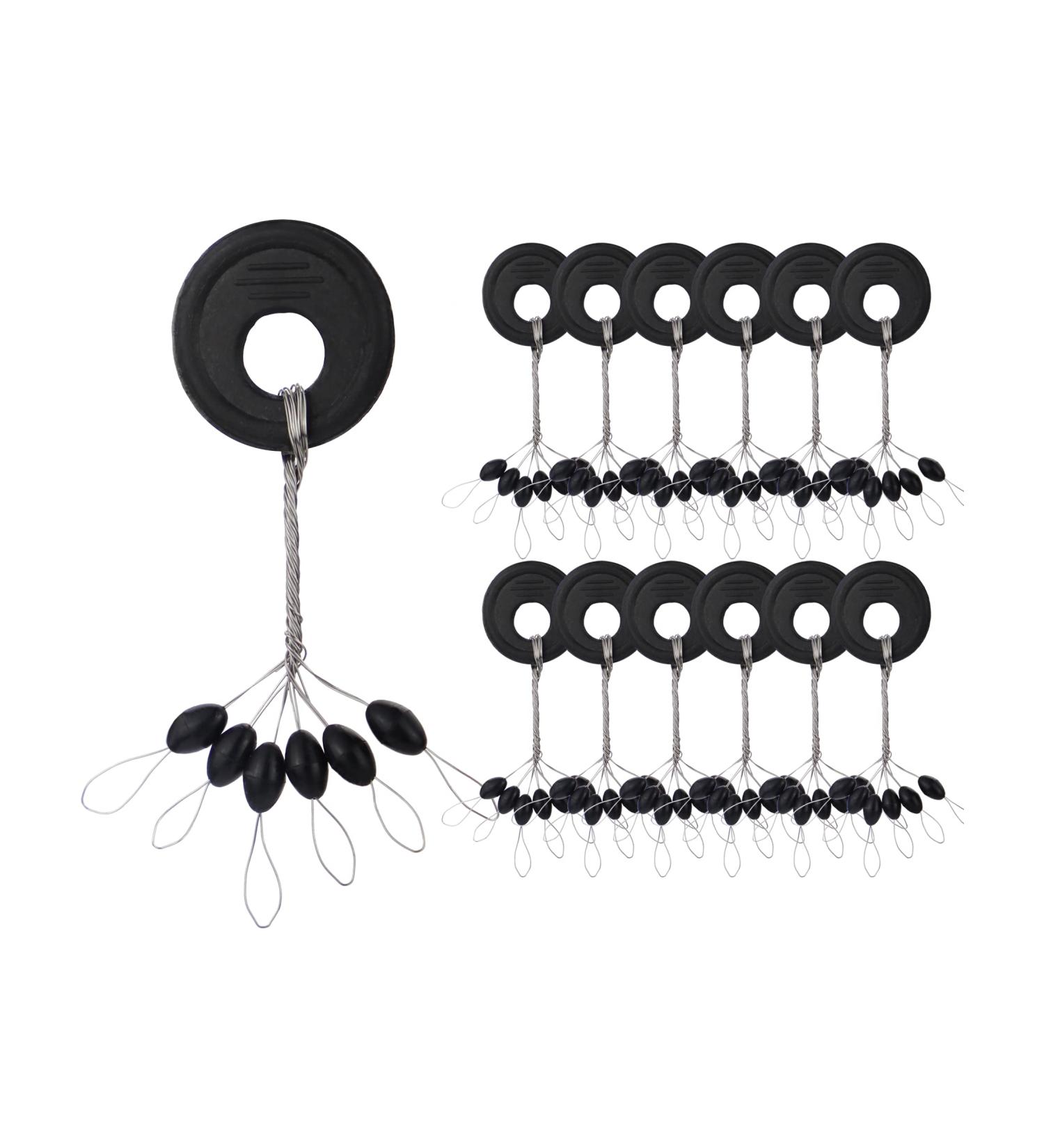 Beoccudo 600pcs Rubber Bobber Stops for Fishing Line - Weight Stoppers for Improved Fishing Experience - Buy Online on GoSupps.com