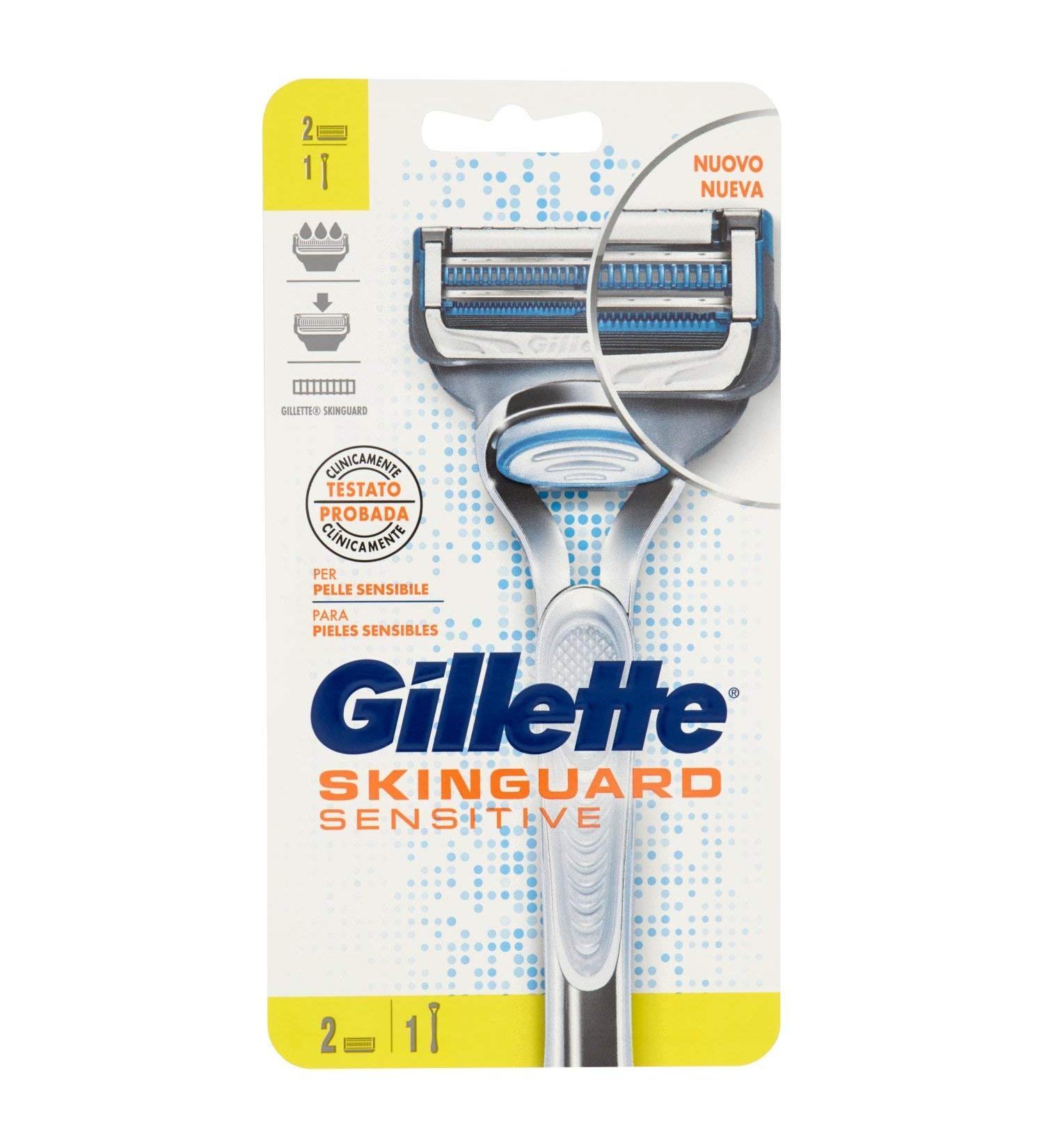 Buy Gillette Maq Skinguard 2up - Smooth Comfortable Shaving | International Shipping Available - Buy Online on GoSupps.com