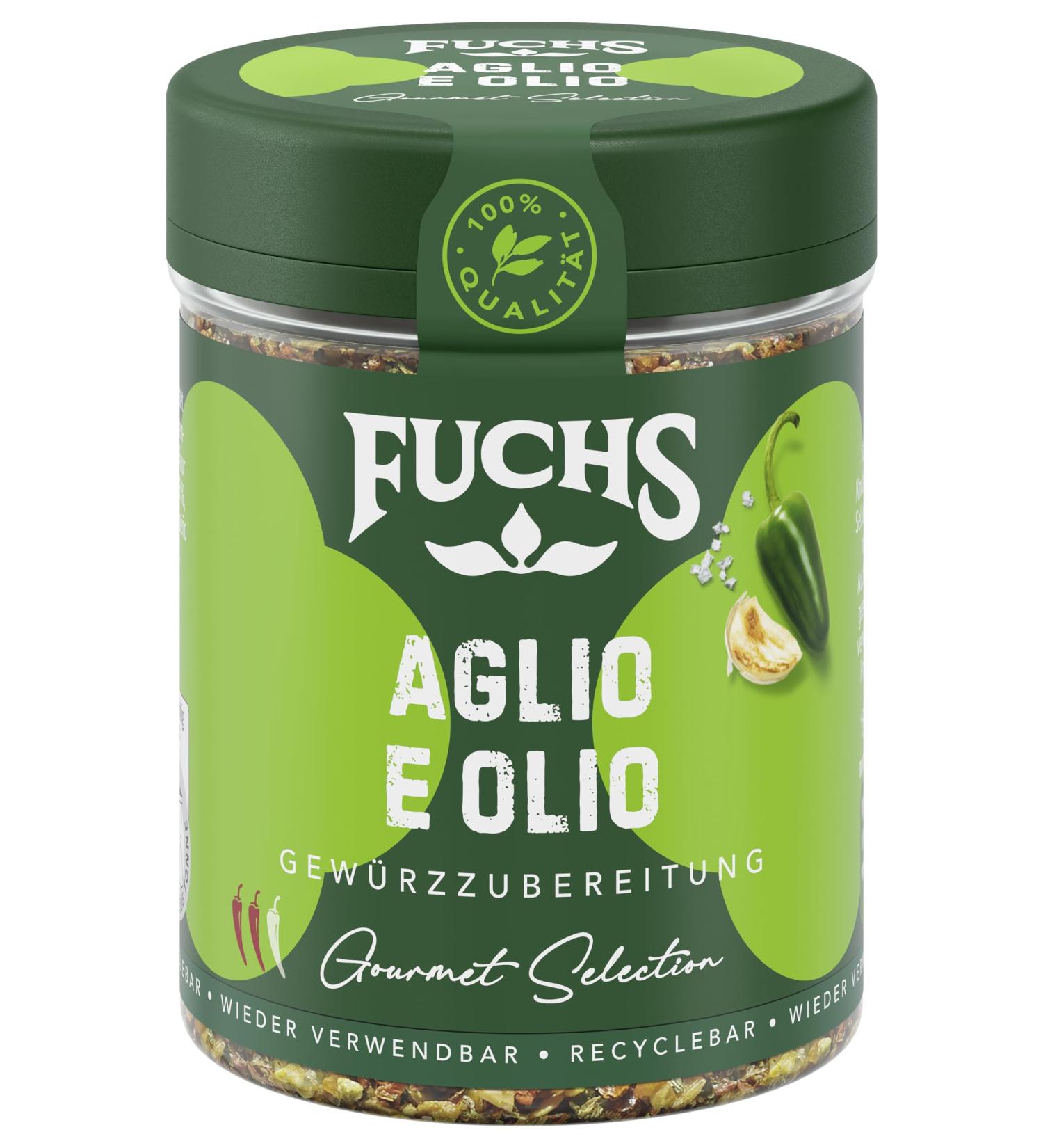 Fuchs Gourmet Selection Aglio e Olio Spice Preparation - 50g | International Shipping Available - Buy Online on GoSupps.com