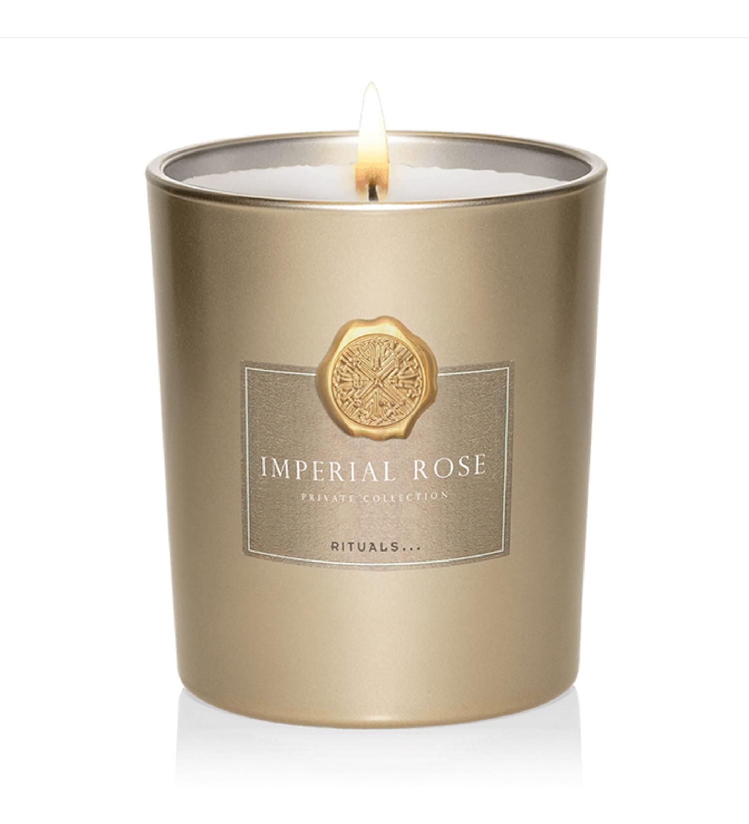 RITUALS Private Collection Imperial Rose Scented Candle 357ml - Luxurious Aromatherapy for Home - Buy Online on GoSupps.com