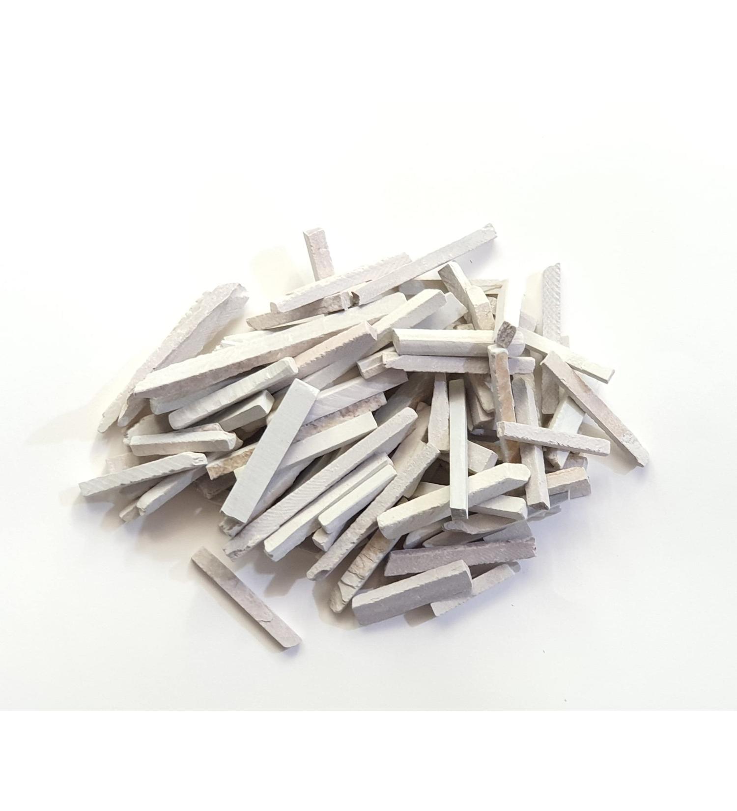 Slate Pencils White Color Natural Chalk 5-9 mm Thick (250g) - Pack of 250g - Buy Online on GoSupps.com