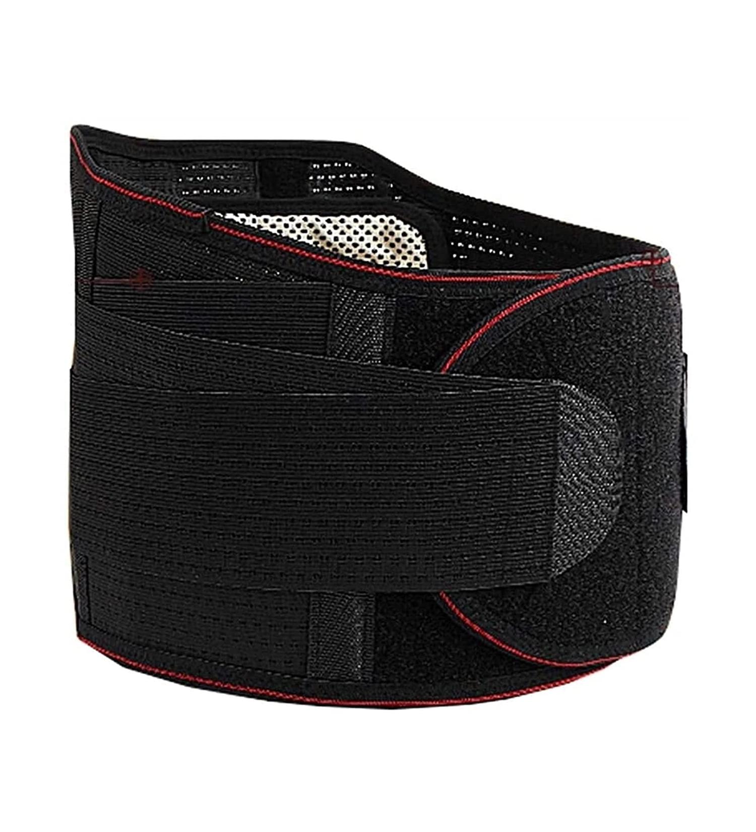 Lower Back Support Belt with Self-Warming Pad - Relief from Pain Cramps & Sciatica for Men & Women | Medium Size - Buy Online on GoSupps.com