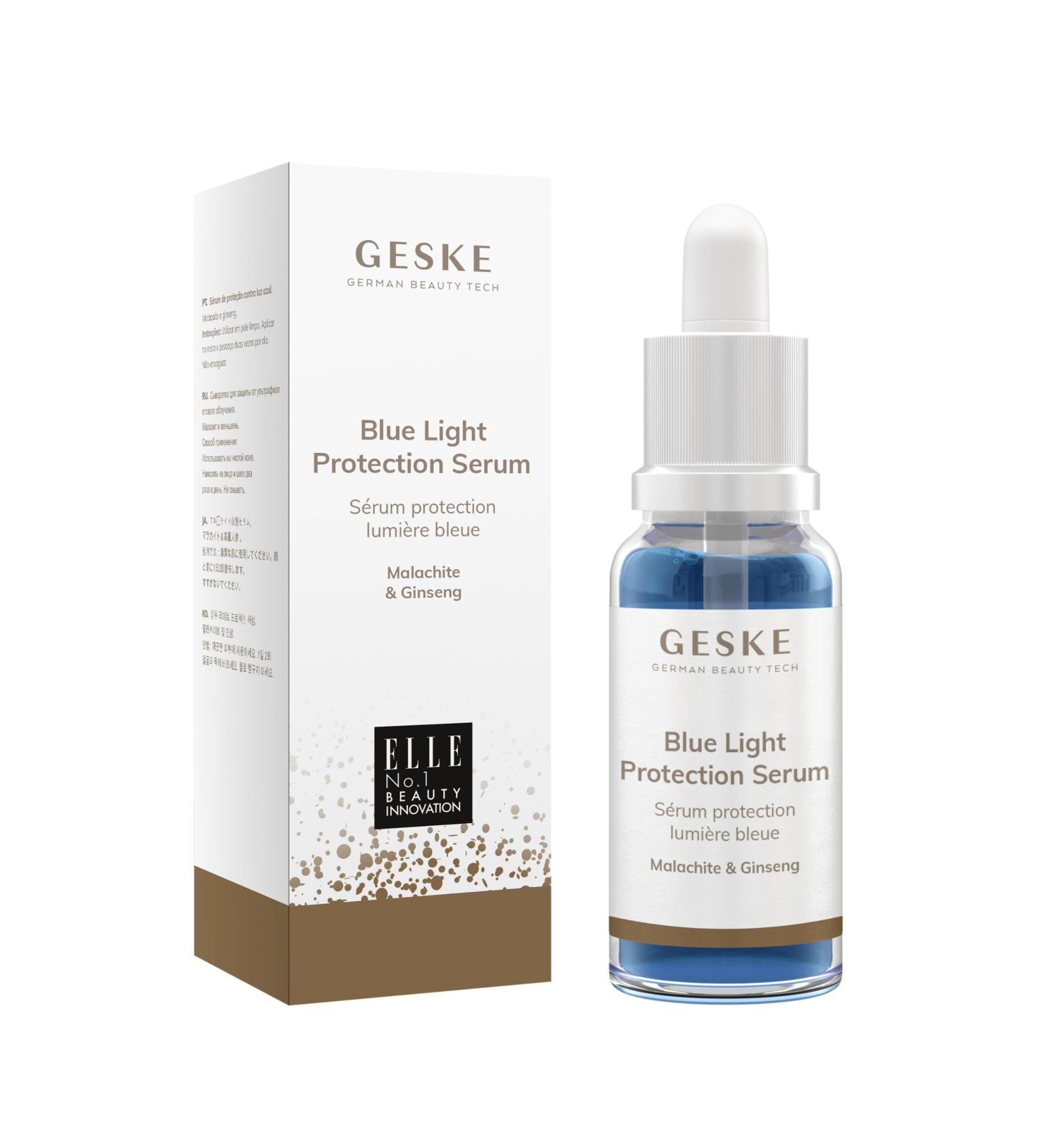 GESKE | Blue Light Protection Serum | Protection against digital skin aging during computer work | combats pigment spots | Vegan | without animal testing | Complements GESKE SmartAppGuided Devices