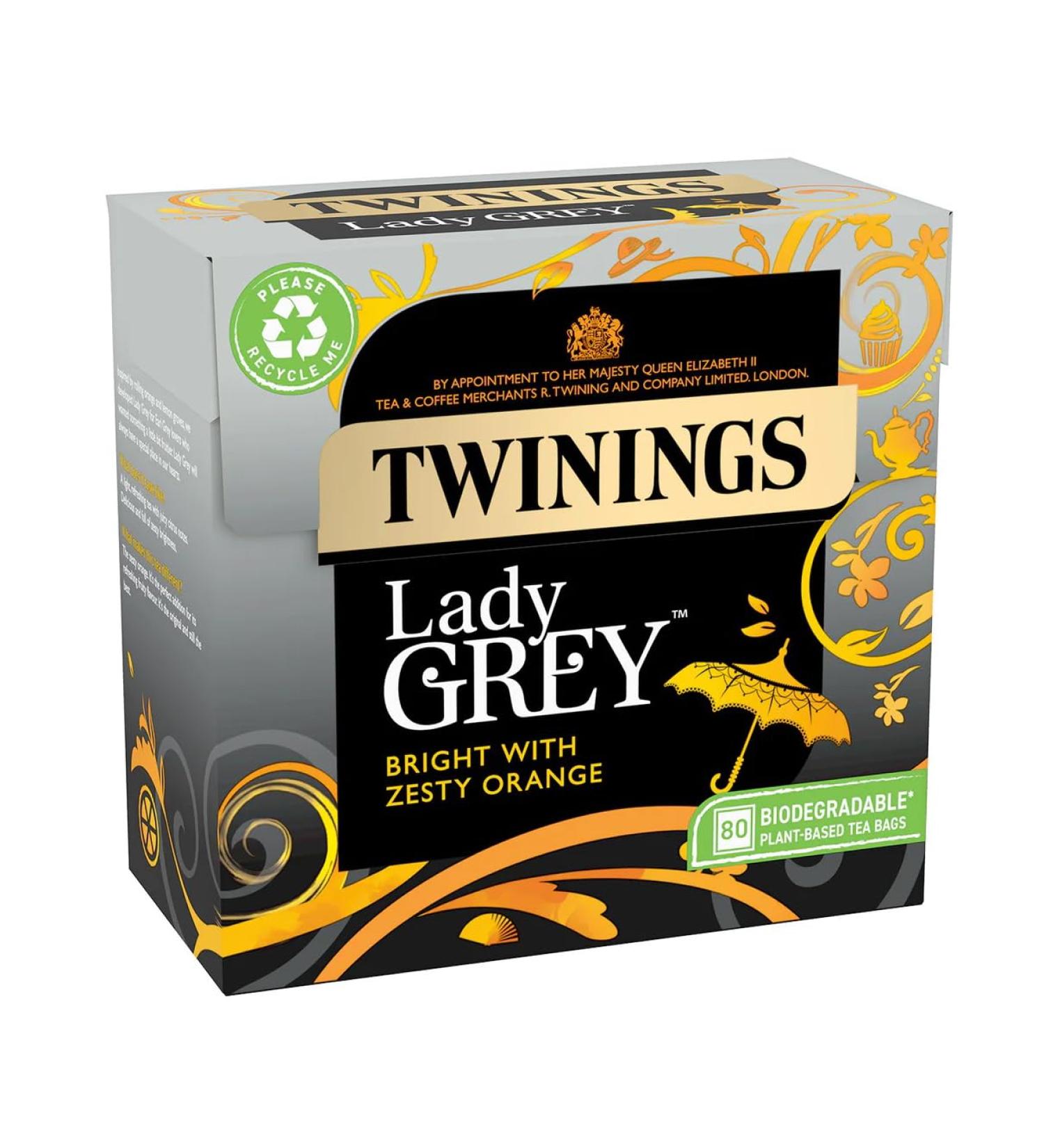 Buy Twinings Lady Grey Tea Bags - 80 Count | Black Tea with Orange & Citrus Aroma - Imported by Shestore24 - Buy Online on GoSupps.com