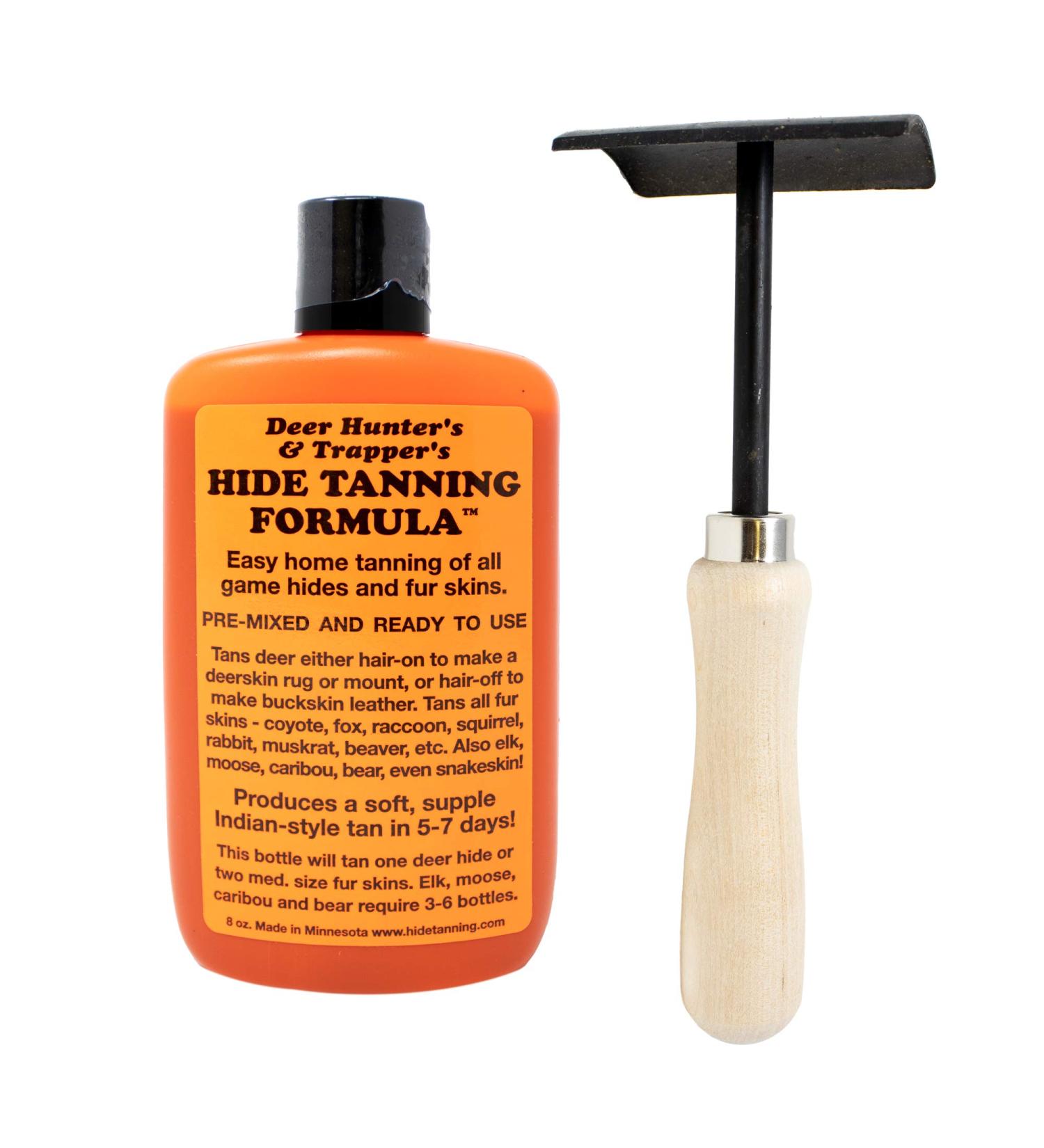 Kaizen8 Hide Tanning Formula & Fleshing Tool Set - Premium Solution for Quality Hide Preparation - Buy Online on GoSupps.com